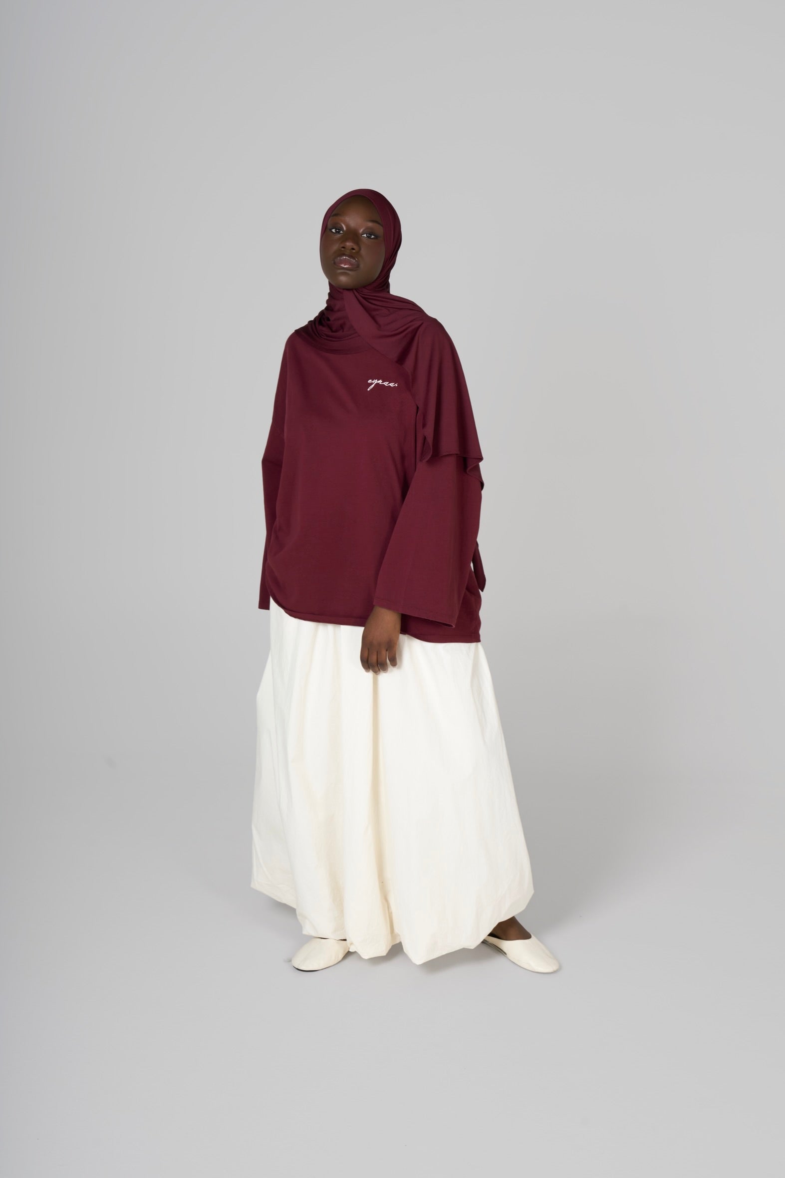 BASIC T-SHIRT [BORDEAUX]