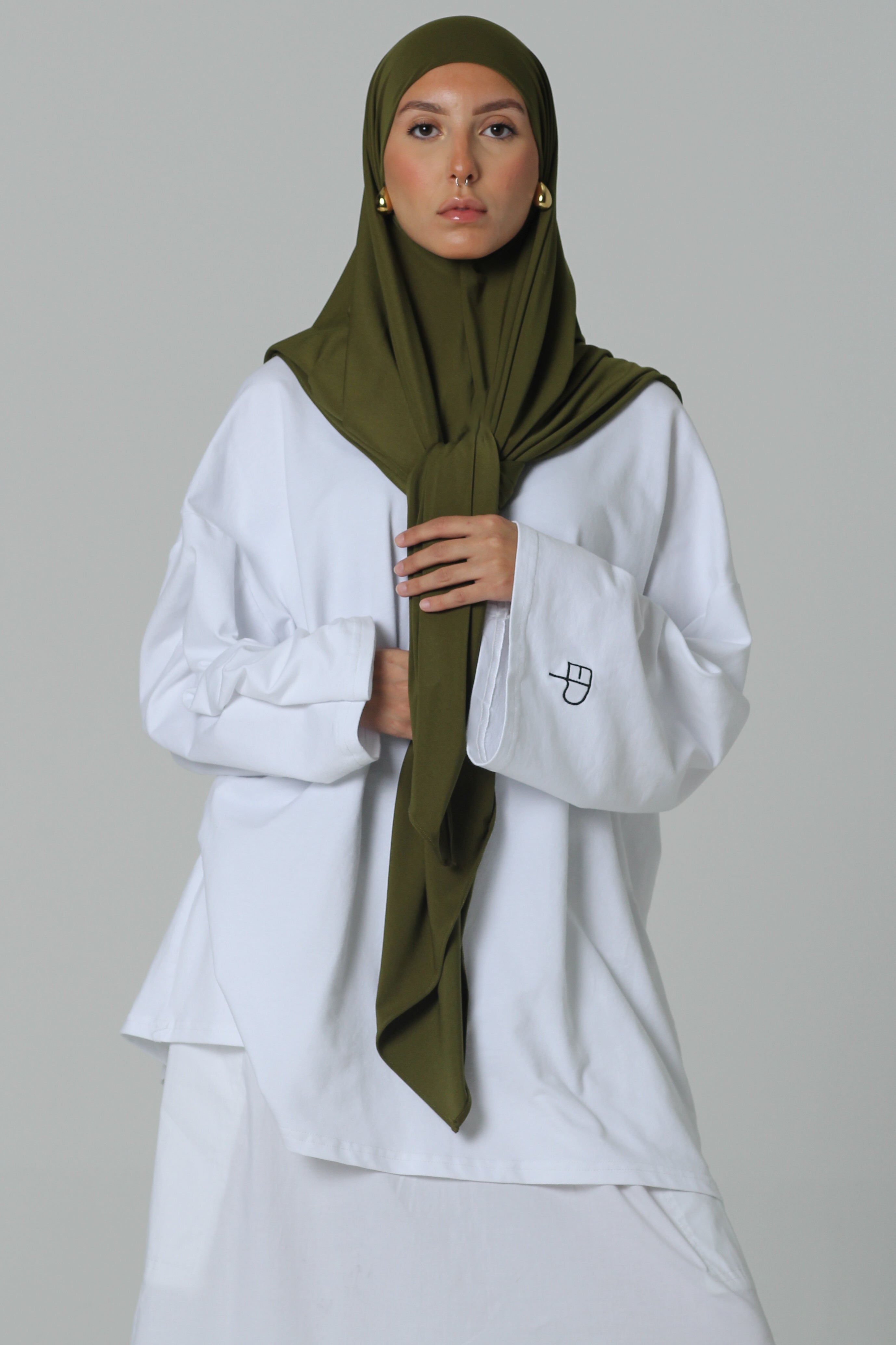 TRIANGLE JERSEY PREMIUM [OLIVE]