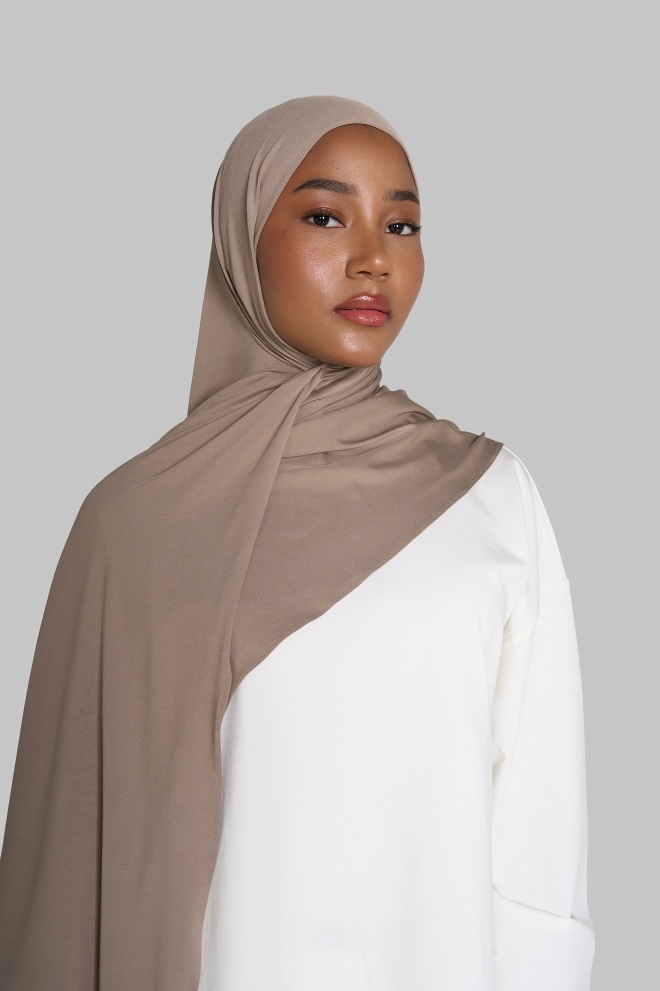 HIJAB JERSEY PREMIUM SOFT [BEIGE]