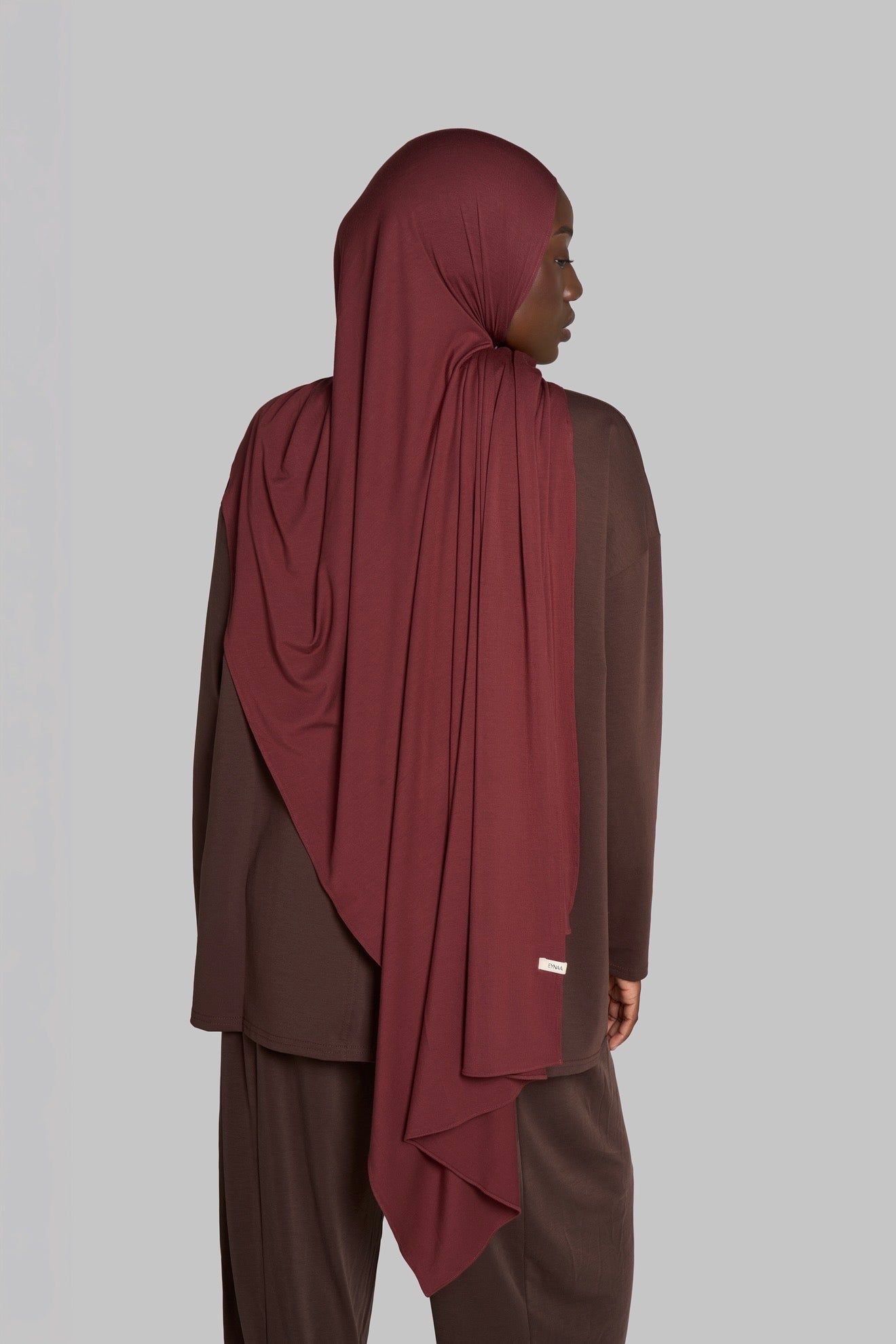 HIJAB JERSEY BAMBOU [CHERRY]