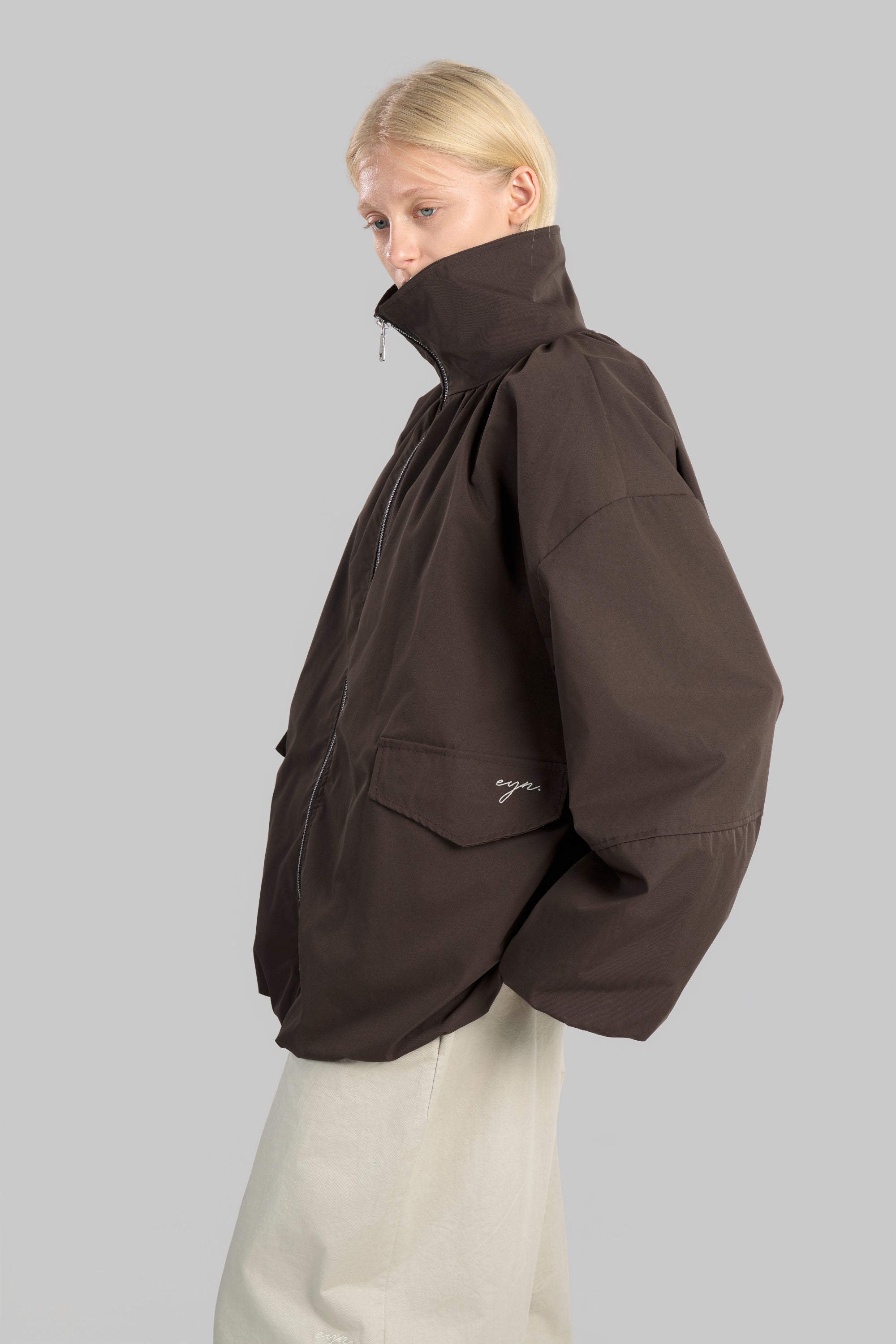 VESTE BOMBERS OVERSIZE [BROWN]