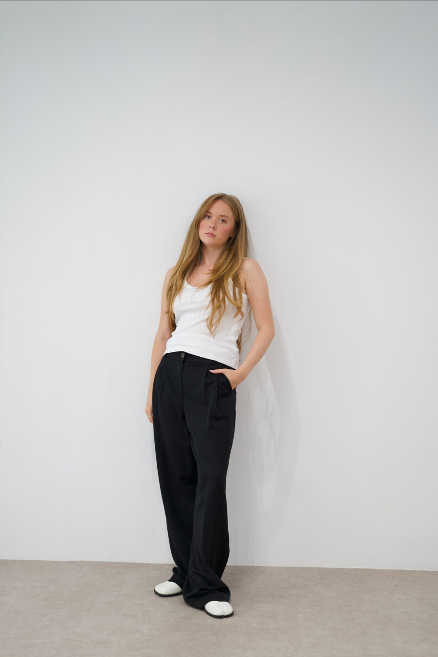 Le pantalon Loose [Noir]
