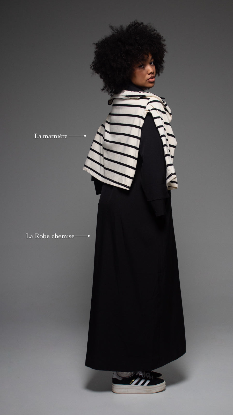 LA ROBE CHEMISE [Noir]