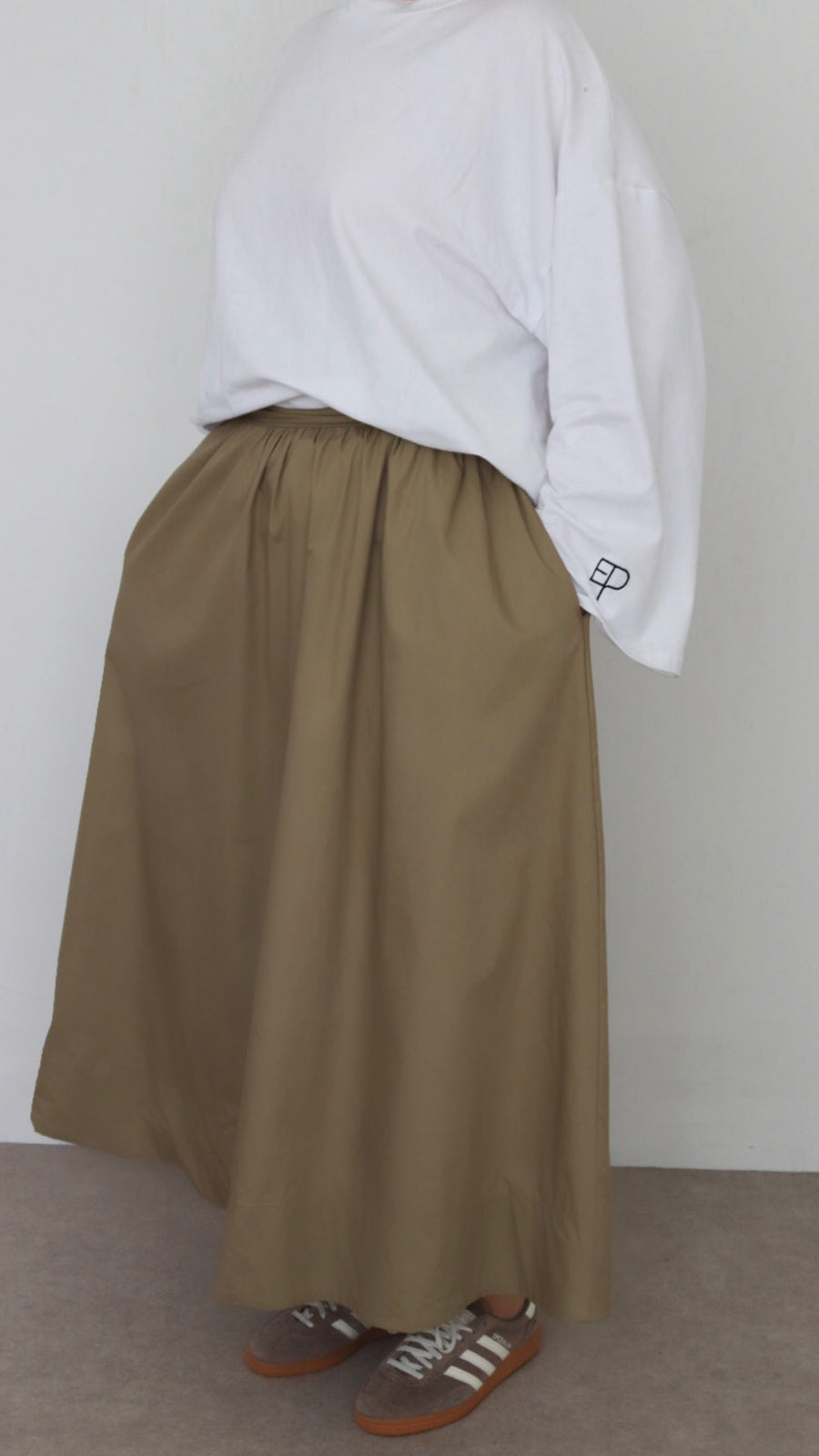 LA JUPE KAWAII [Taupe clair]