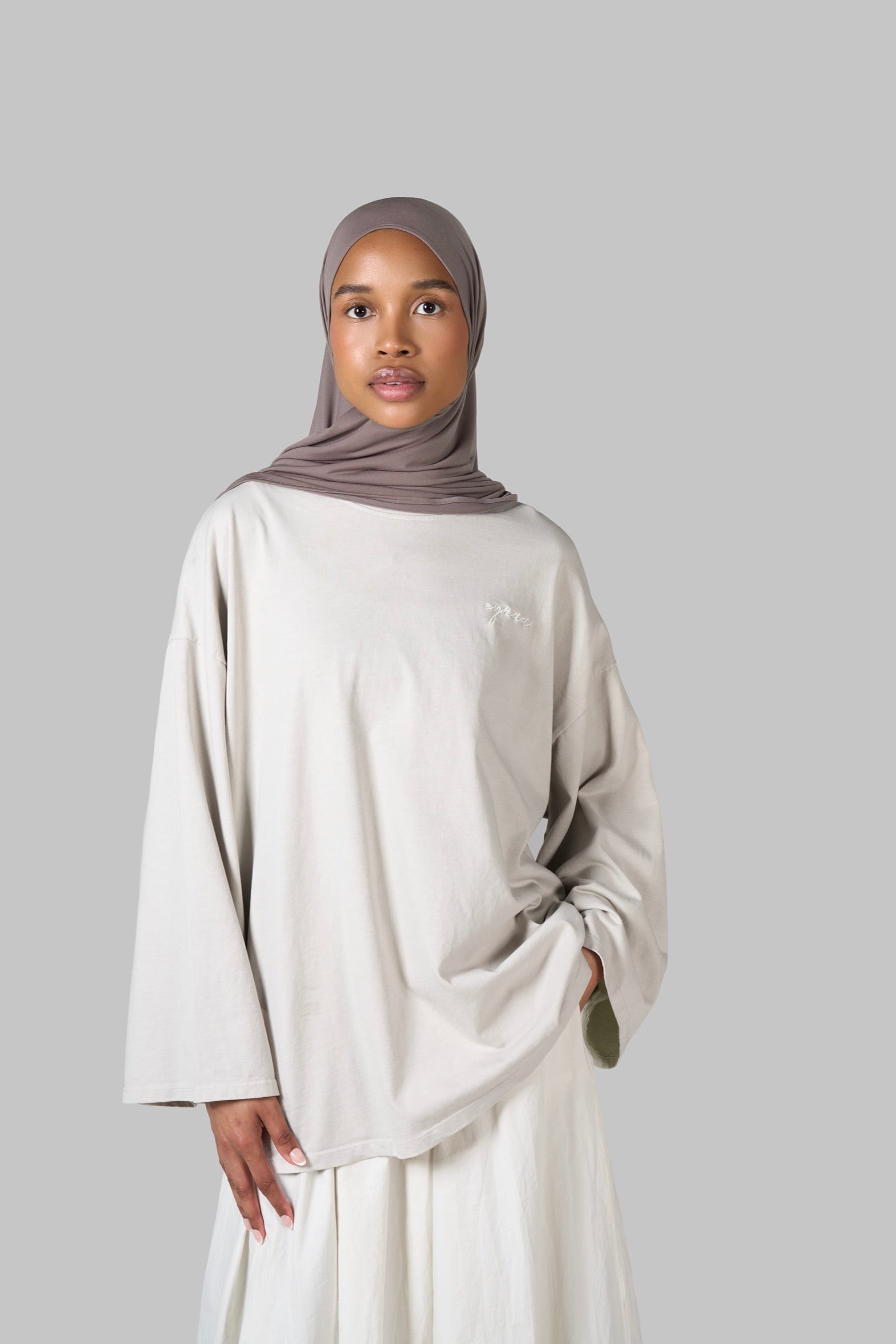 TRIANGLE JERSEY PREMIUM [TAUPE]