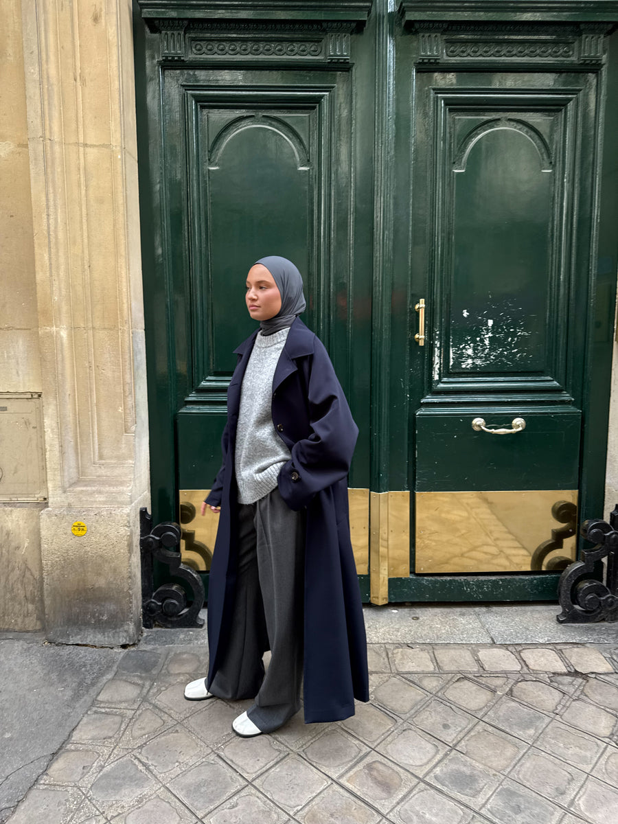 LIGHT TRENCH-COAT [NAVY]