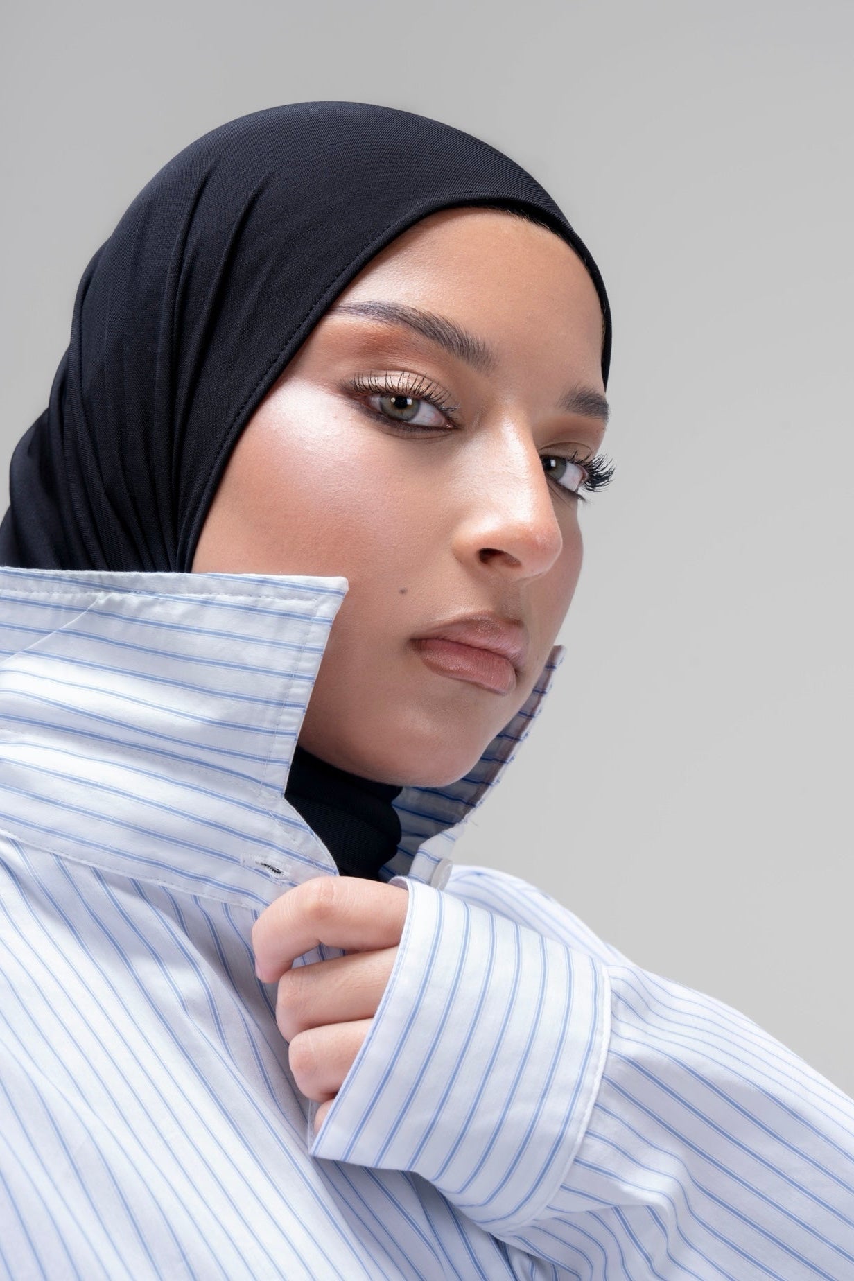 CHEMISE À ÉPAULETTES [BLANC RAYÉ]