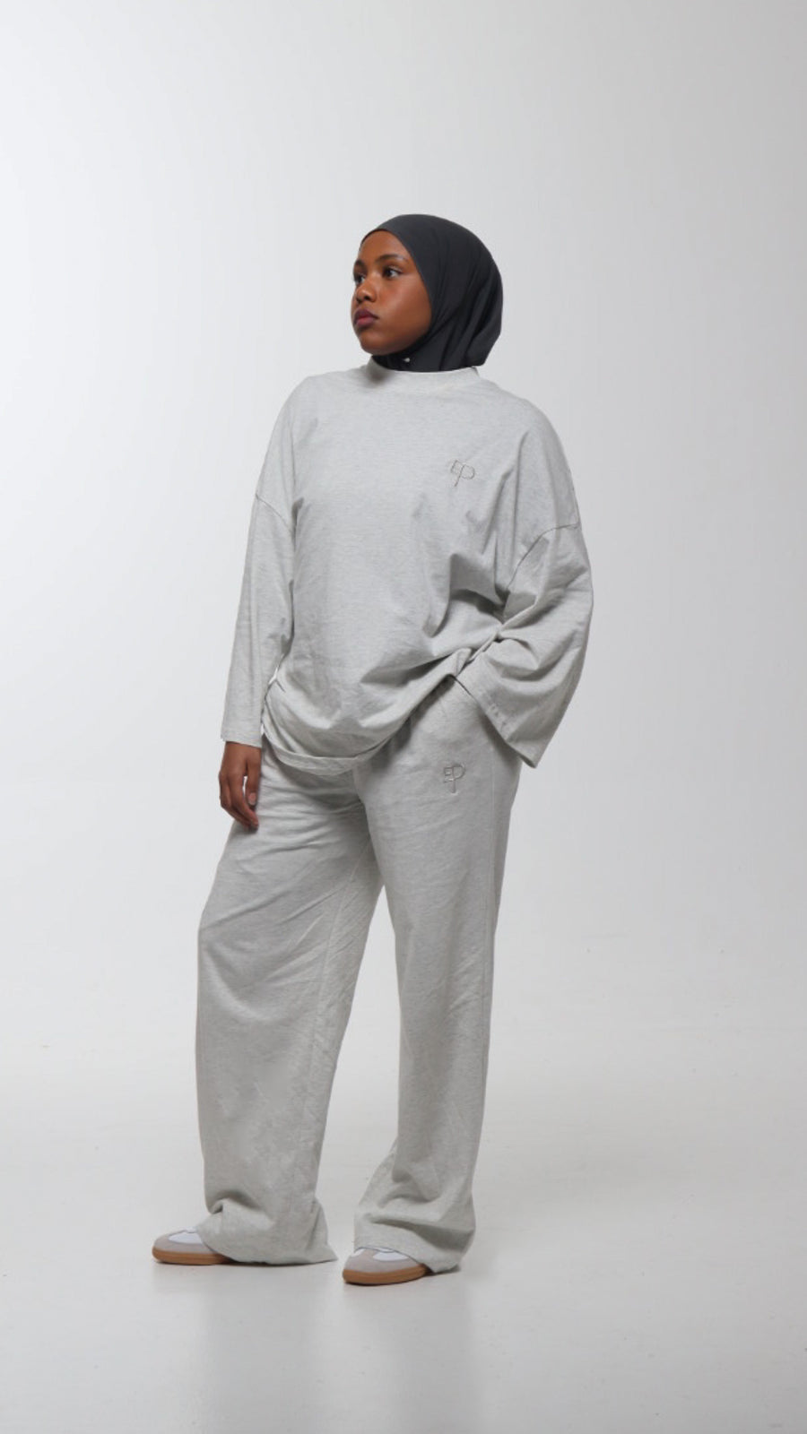 Essential pants [Gris chiné]-20%