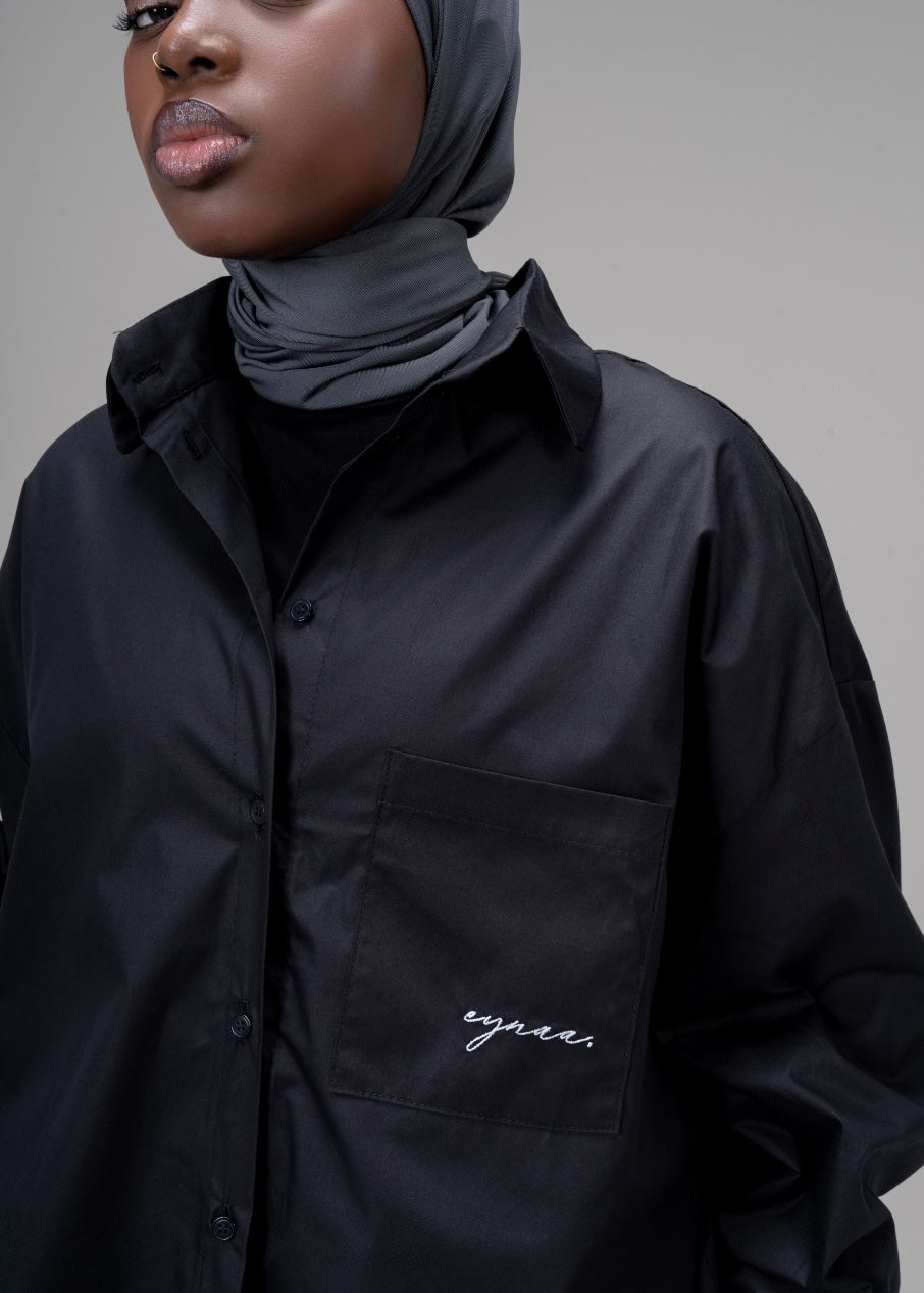CHEMISE OVER [NOIR]
