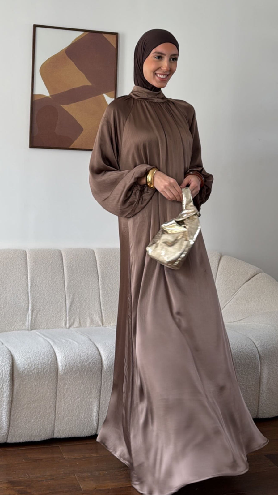 ROBE NOOR [Chocolat]