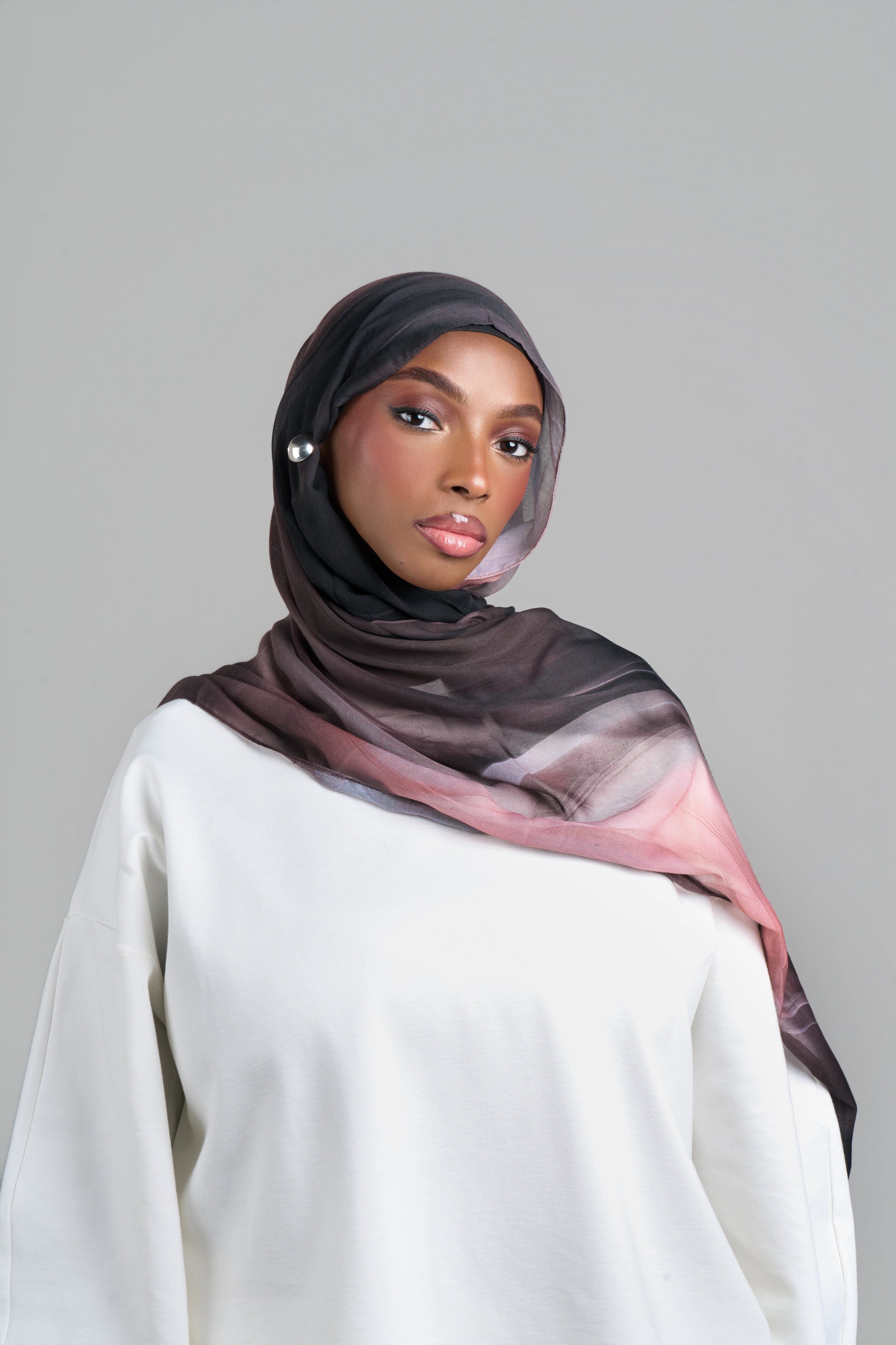 HIJAB MODAL WAVES [Chocolat]