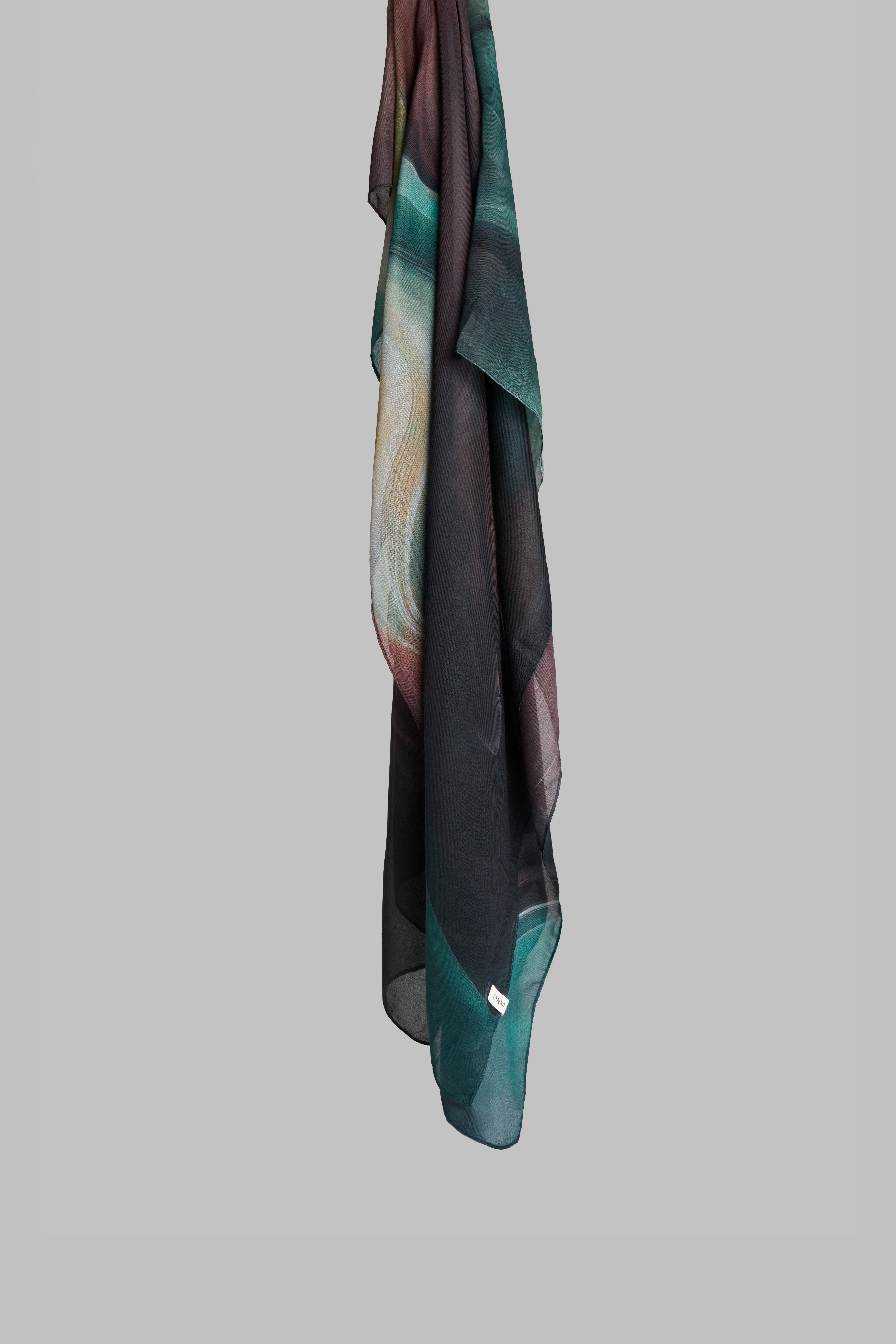 HIJAB MODAL WAVES [GREEN]