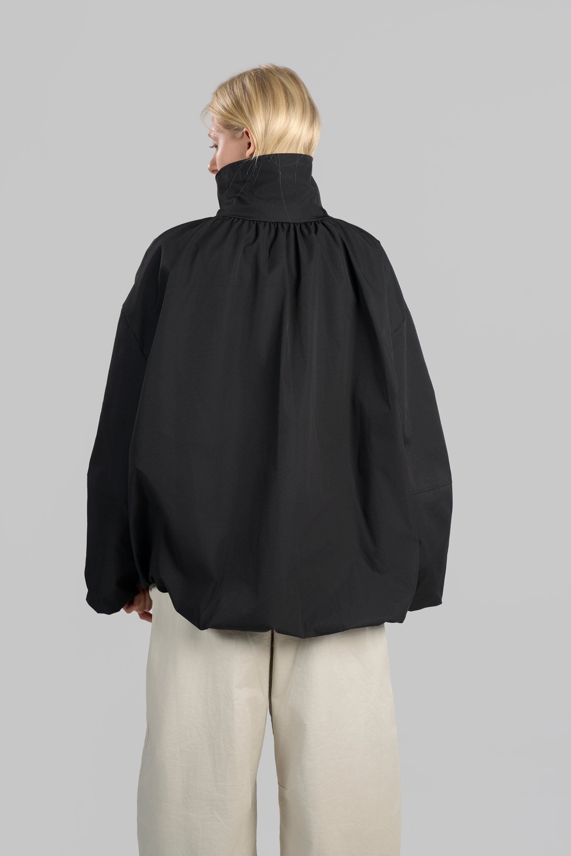 VESTE BOMBERS OVERSIZE [NOIR]