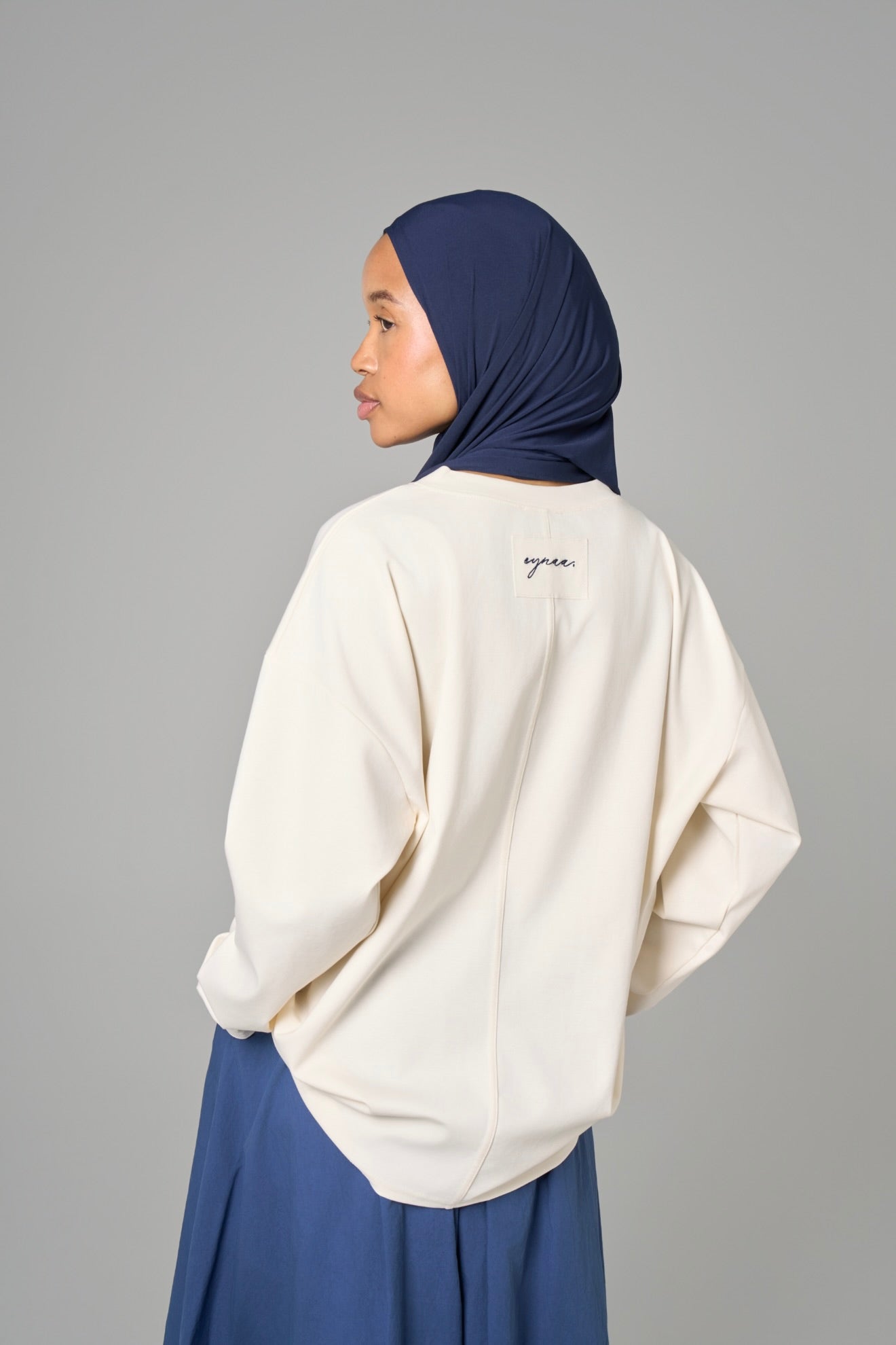 T-SHIRT MANCHES LONGUES  ESSENTIAL [Cream]