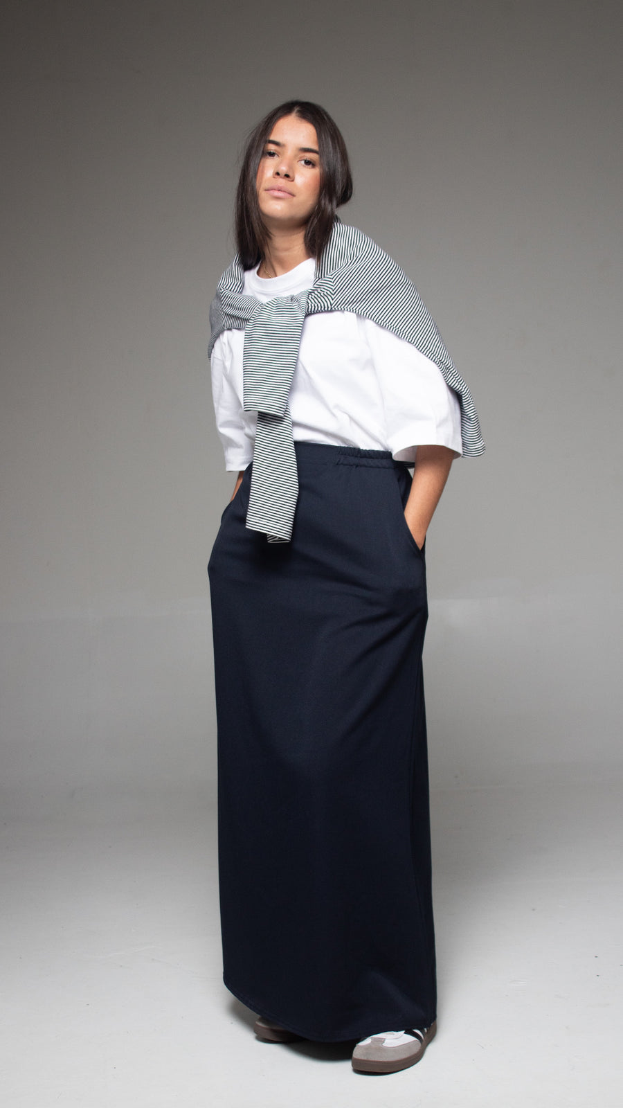 BASIC SKIRT [Navy Blue]