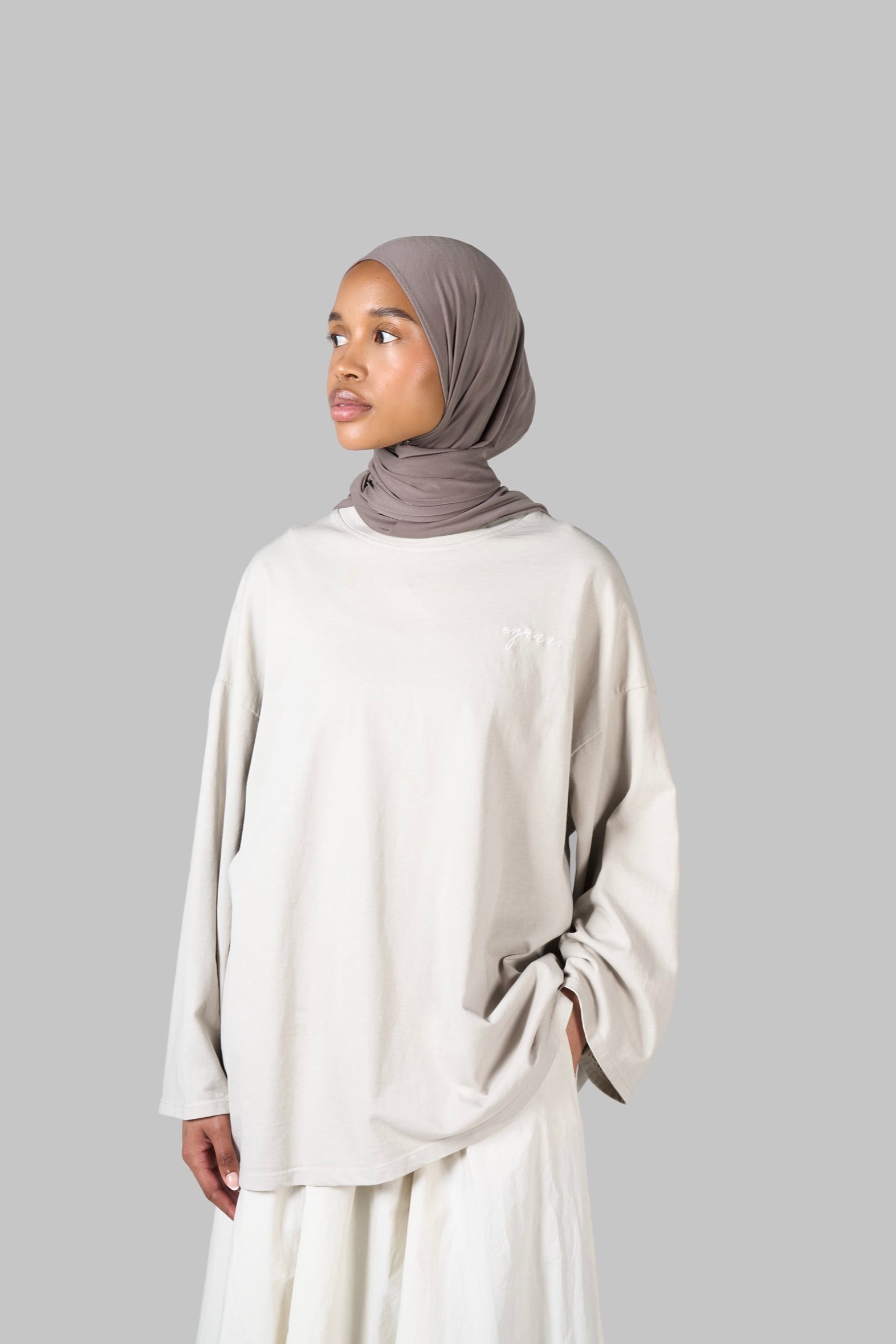 TRIANGLE JERSEY PREMIUM [TAUPE]
