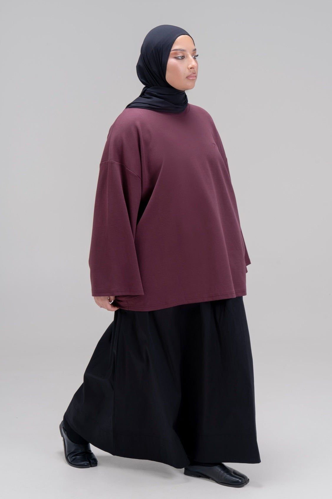 BASIC SHIRT [BORDEAUX]