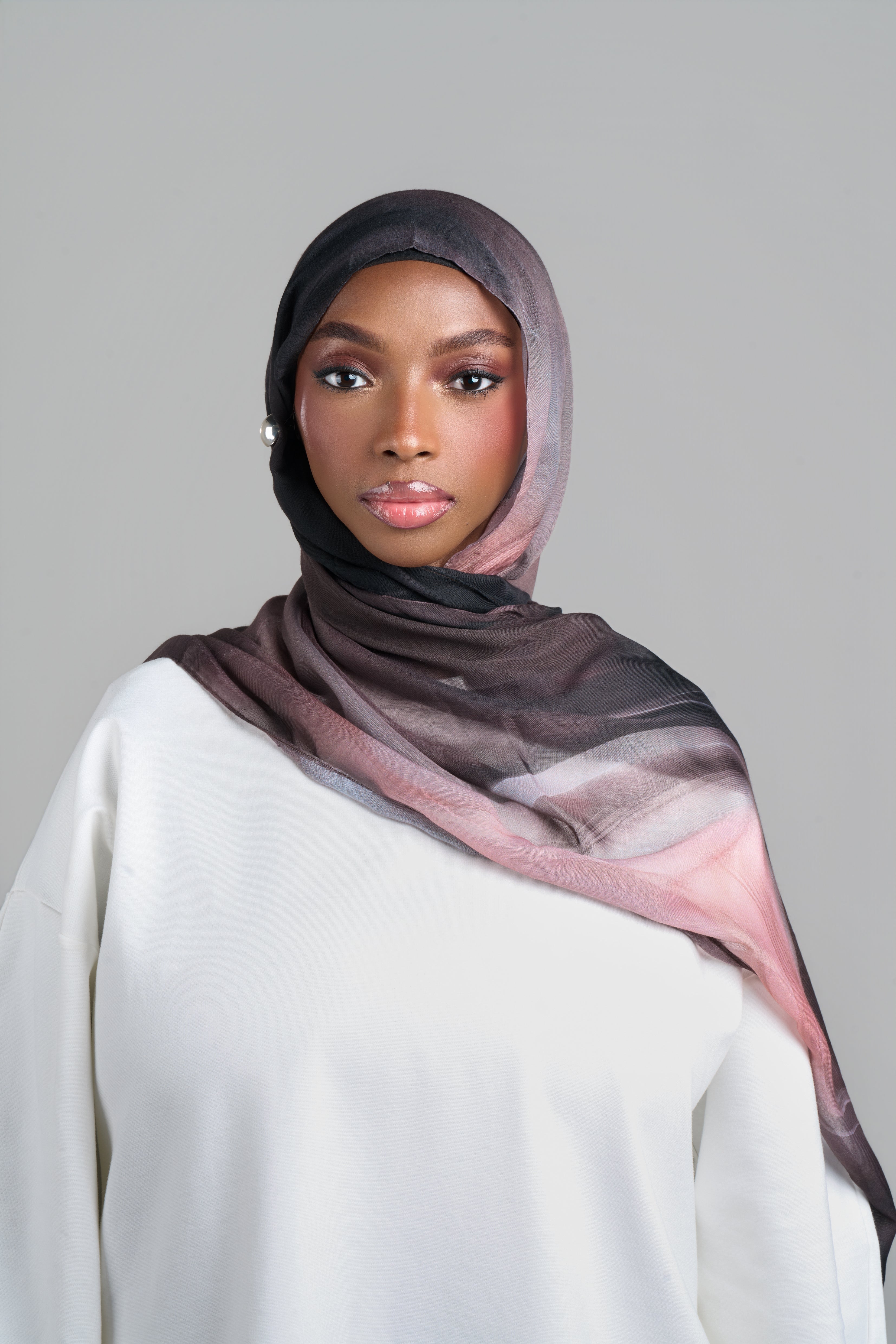 HIJAB MODAL WAVES [Chocolat]