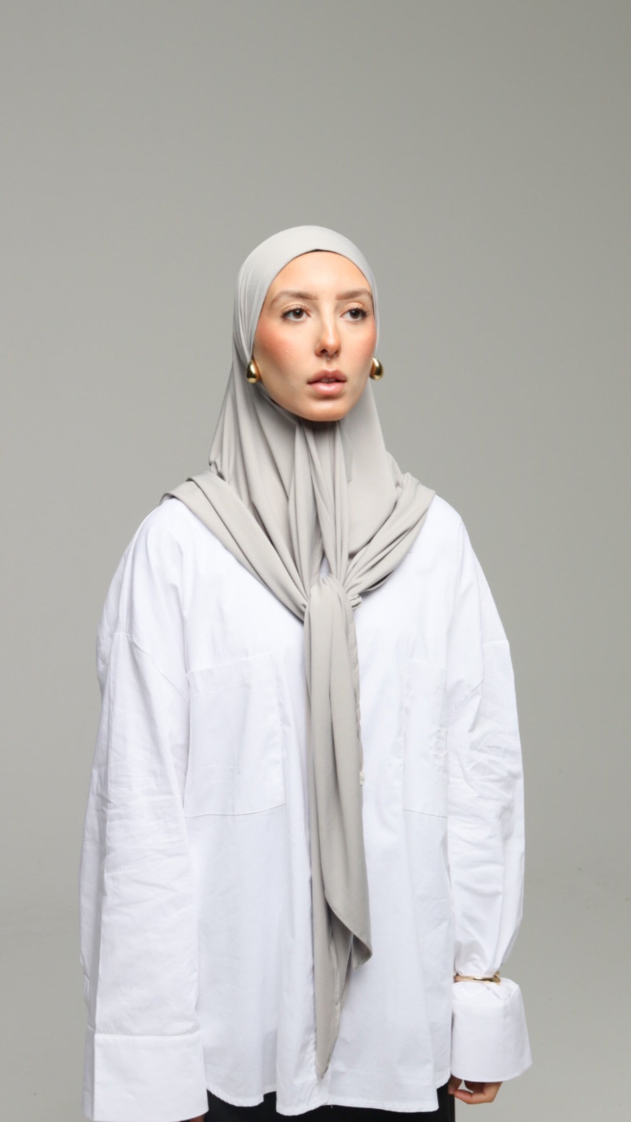 TRIANGLE JERSEY PREMIUM [GRÈGE]