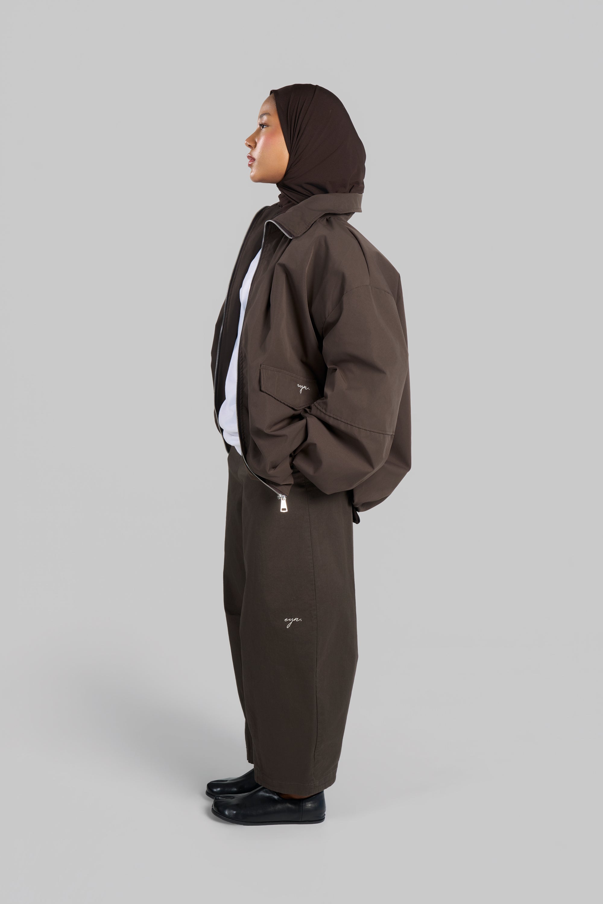 VESTE BOMBERS OVERSIZE [BROWN]