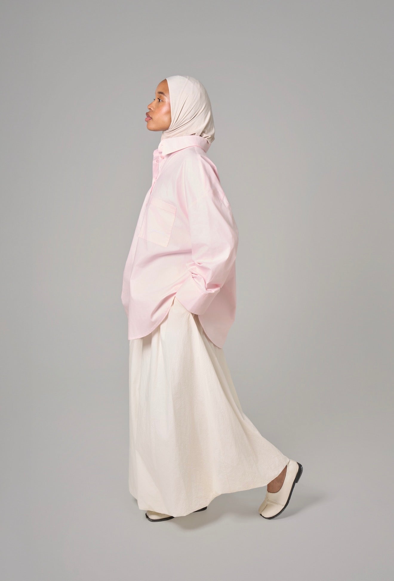 CHEMISE OVER [Baby pink]