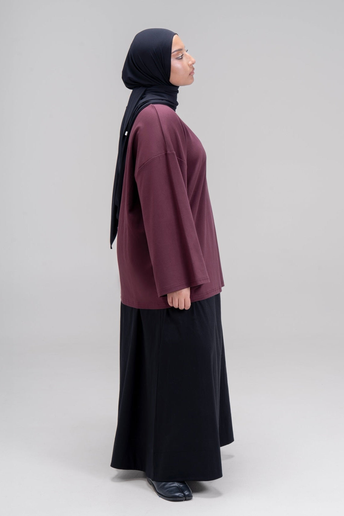 BASIC SHIRT [BORDEAUX]