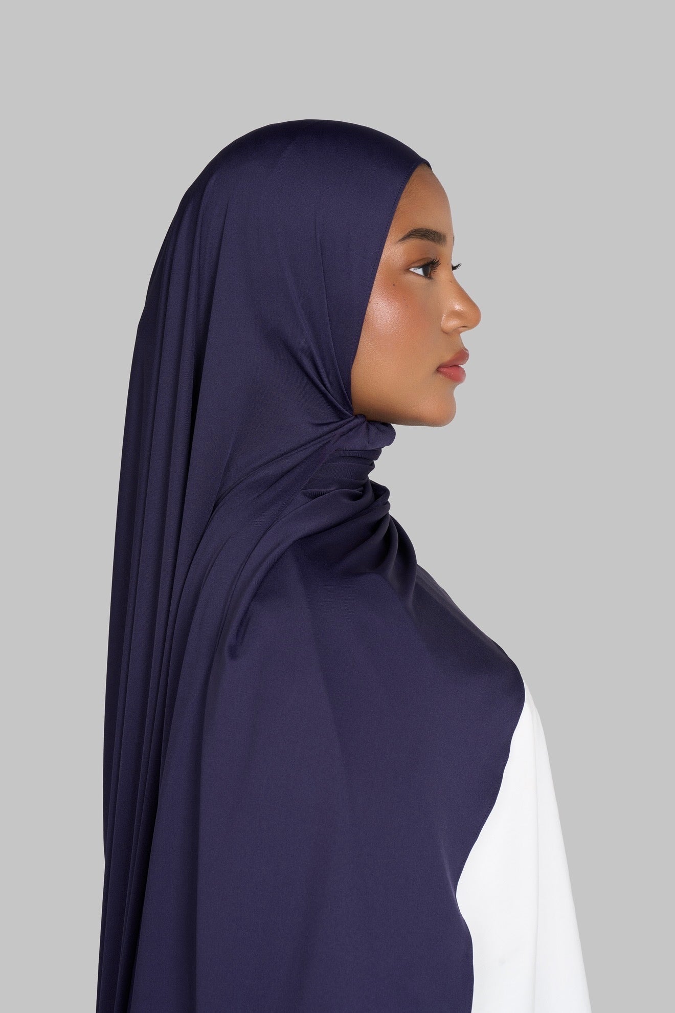HIJAB JERSEY PREMIUM SOFT [BLUEBERRY]