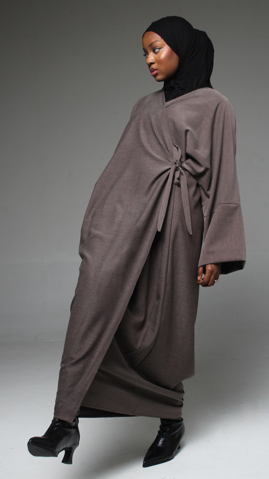 DJENEBA DRESS [Marron]