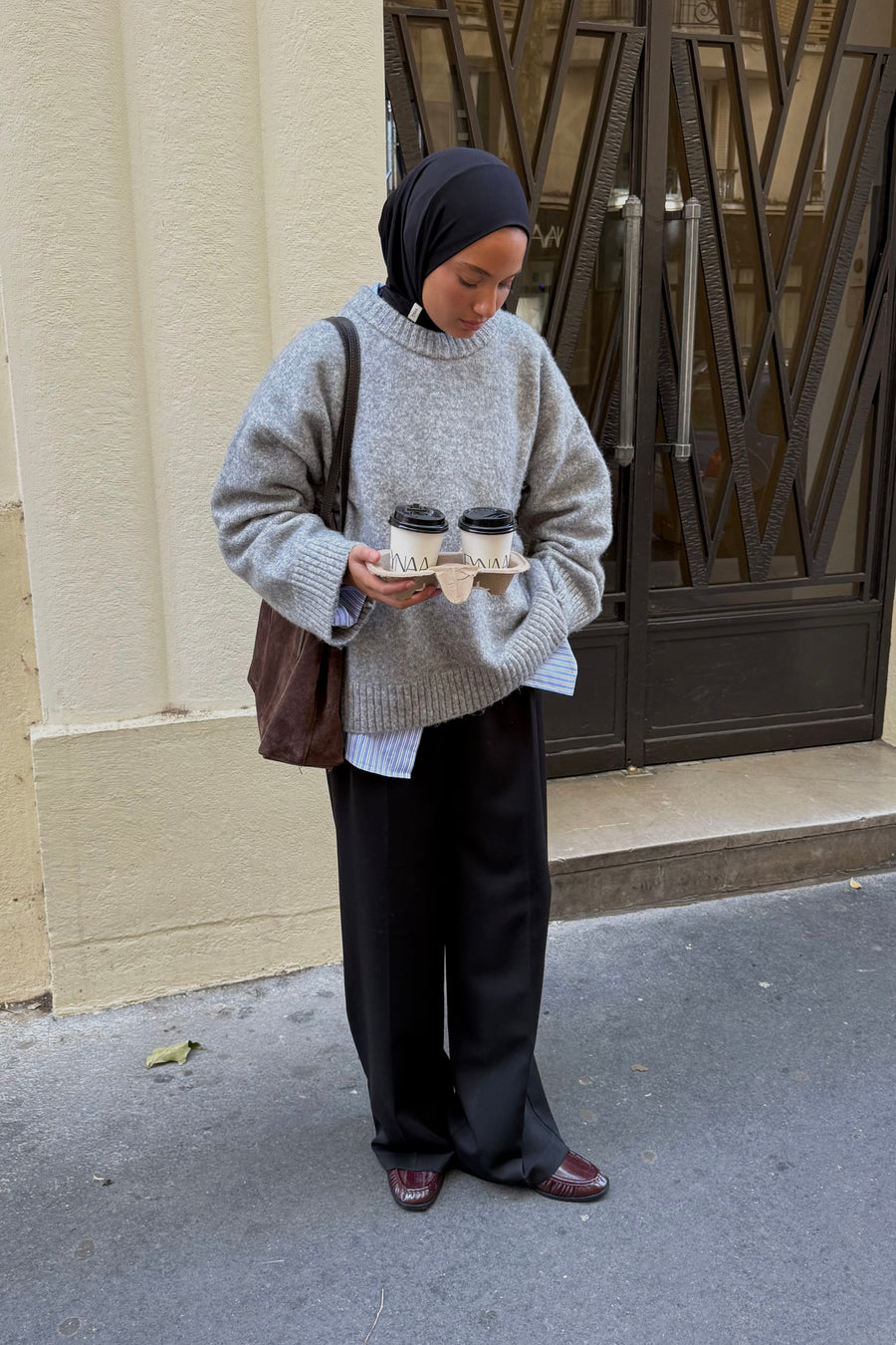 Le pantalon Loose [Noir]