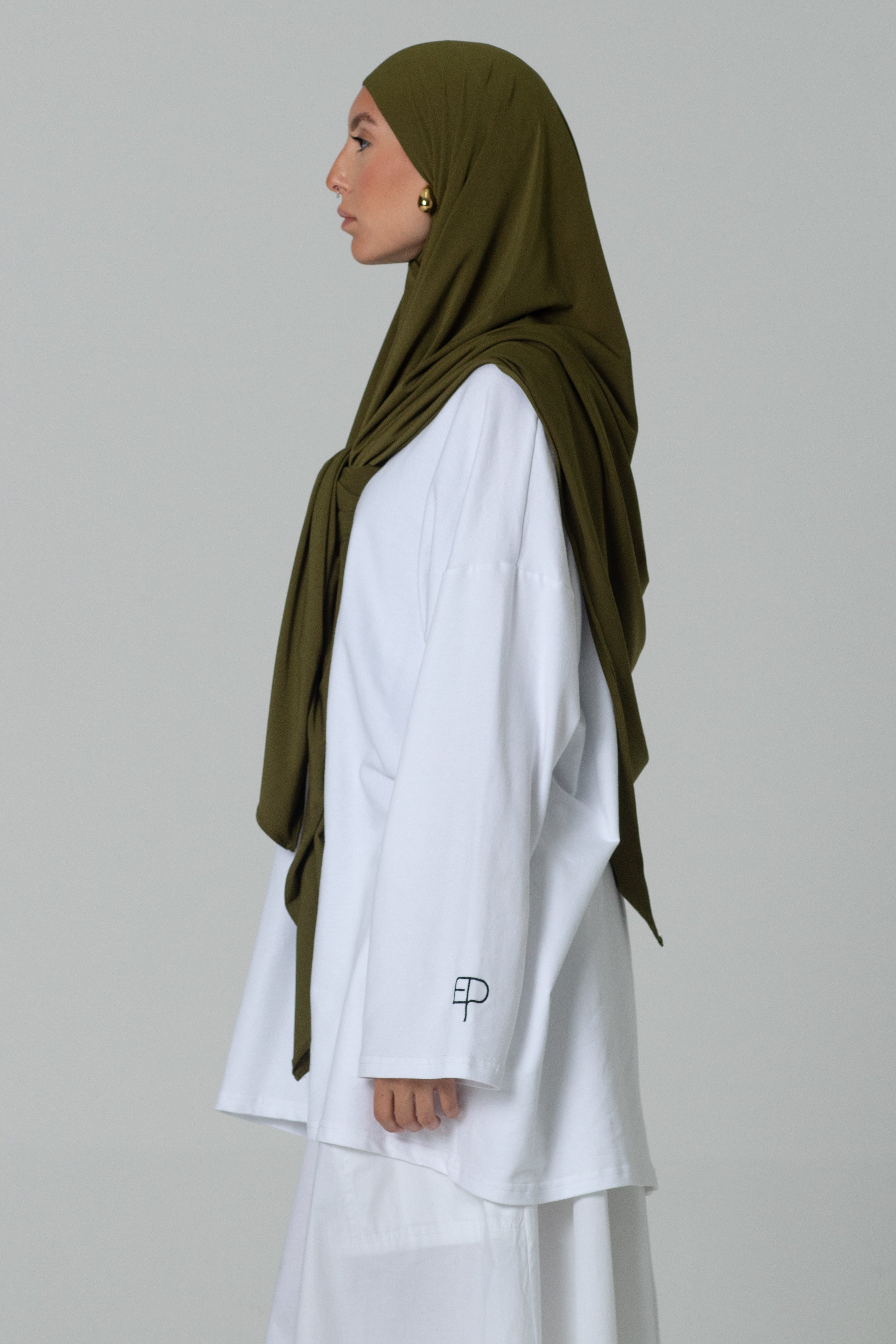 TRIANGLE JERSEY PREMIUM [OLIVE]