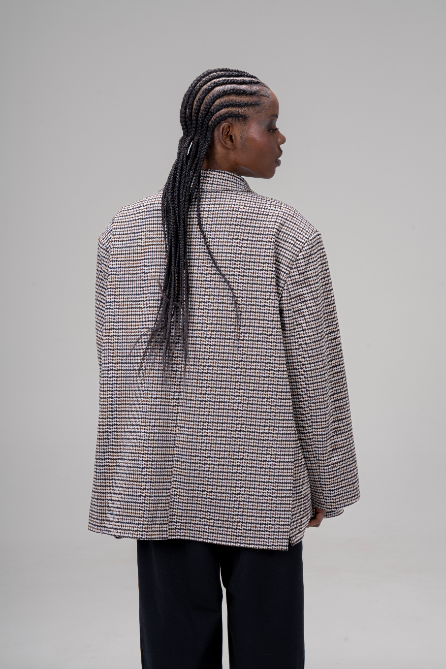 BLAZER LOOSE [PIED-DE-POULE]