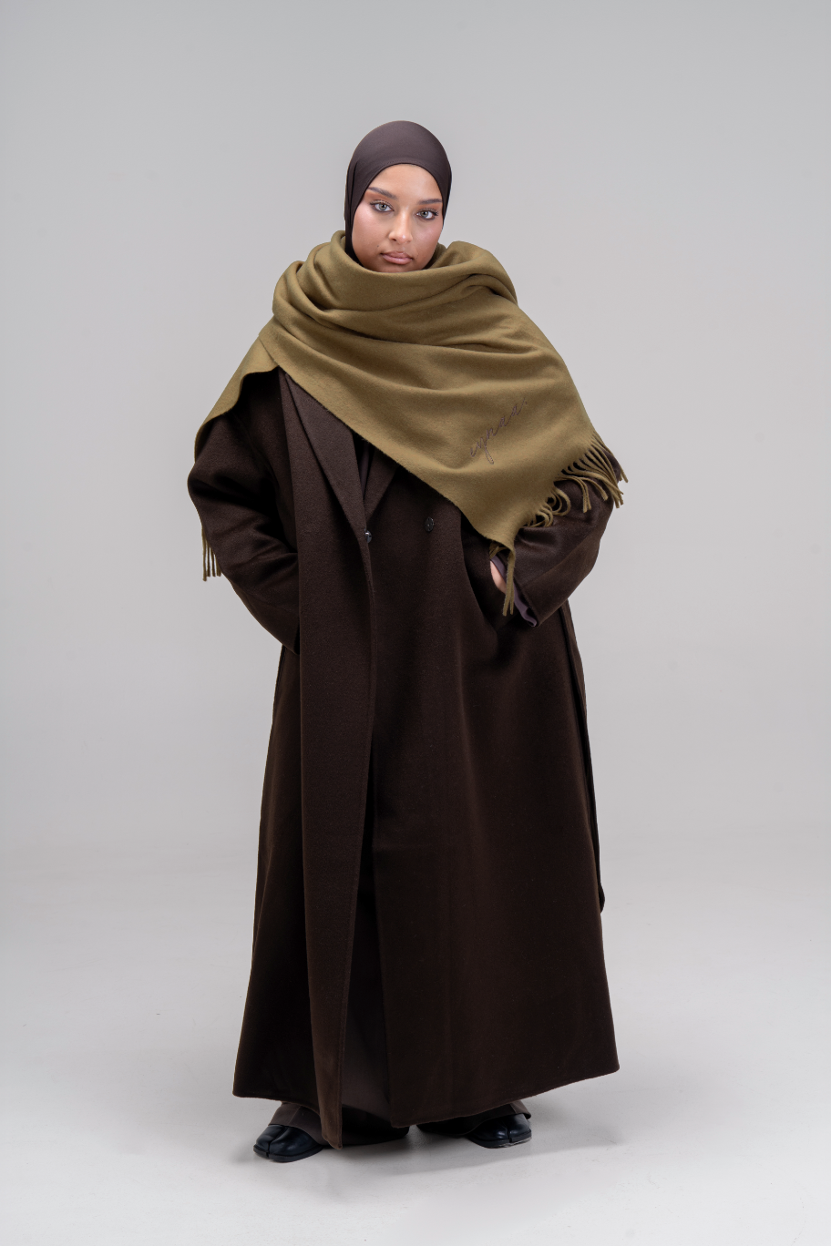 ÉCHARPE EYNAA [OLIVE]