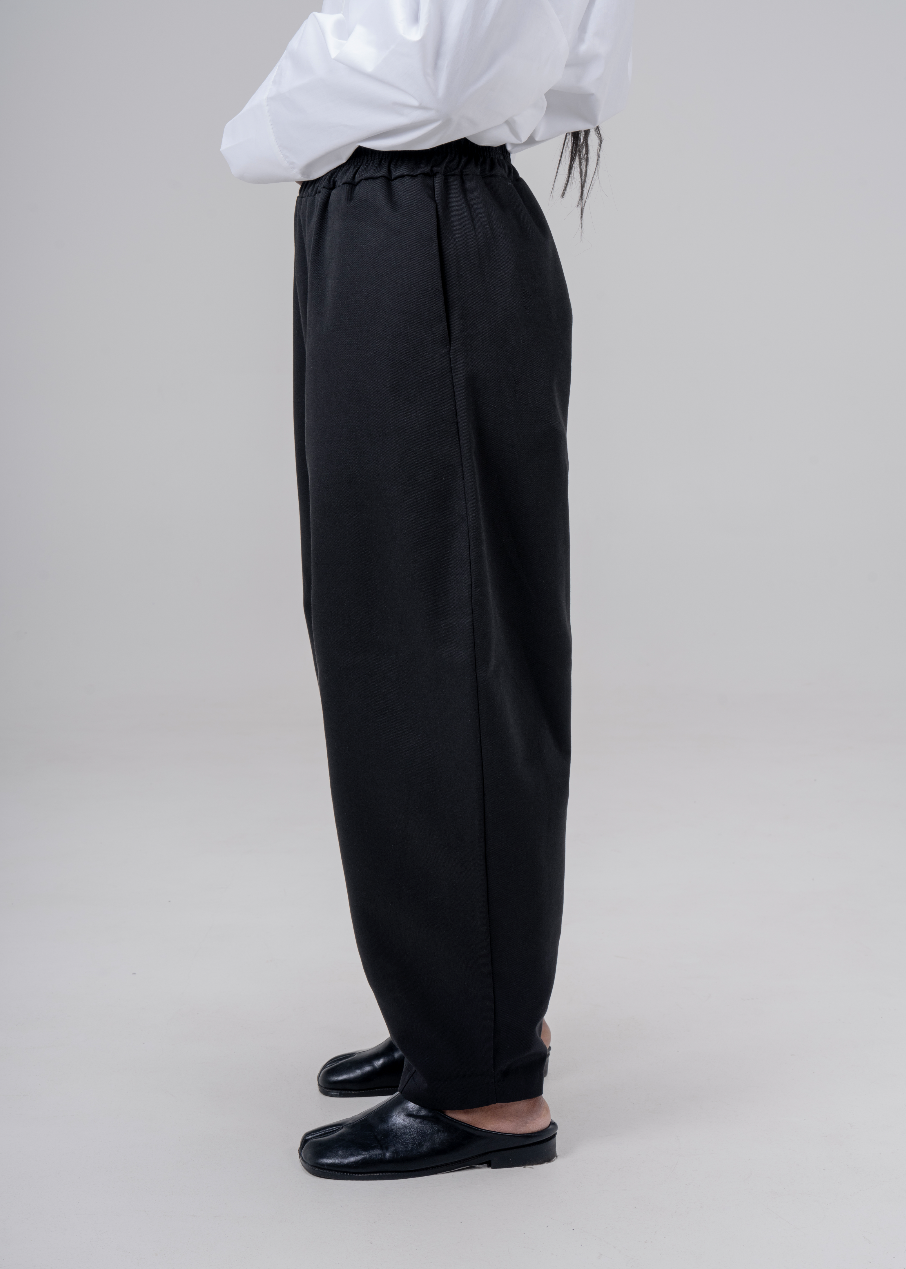 LE PANTALON BARREL [NOIR]