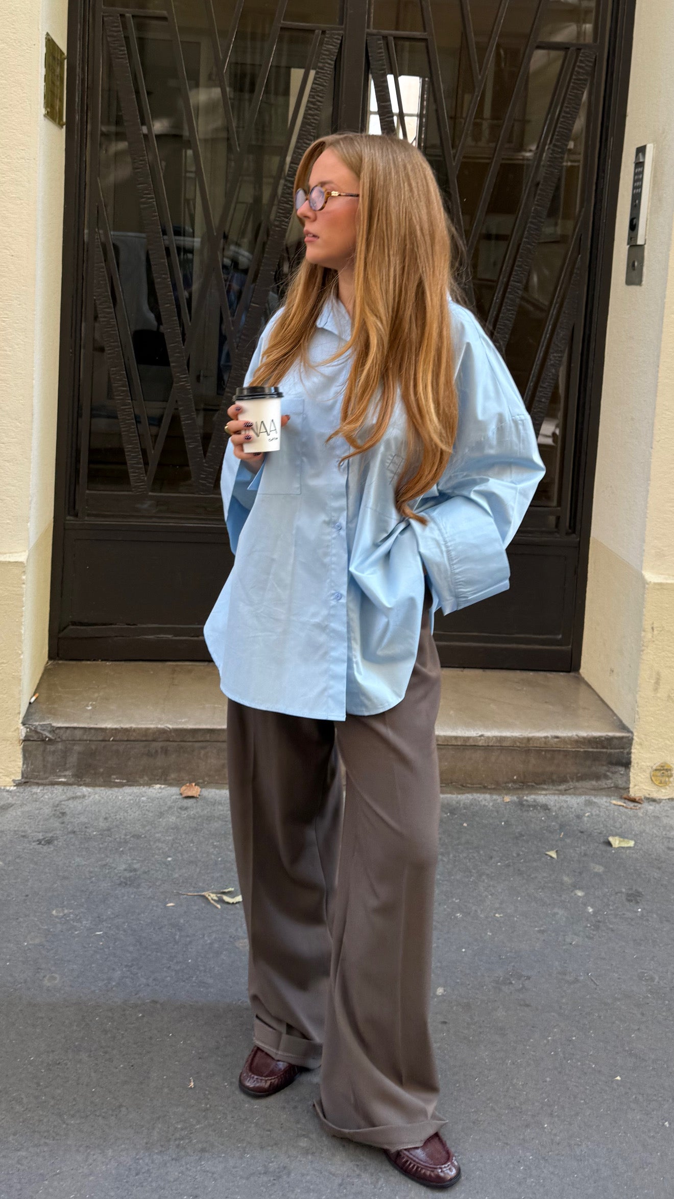 PANTALON LOOSE [MOCHA]