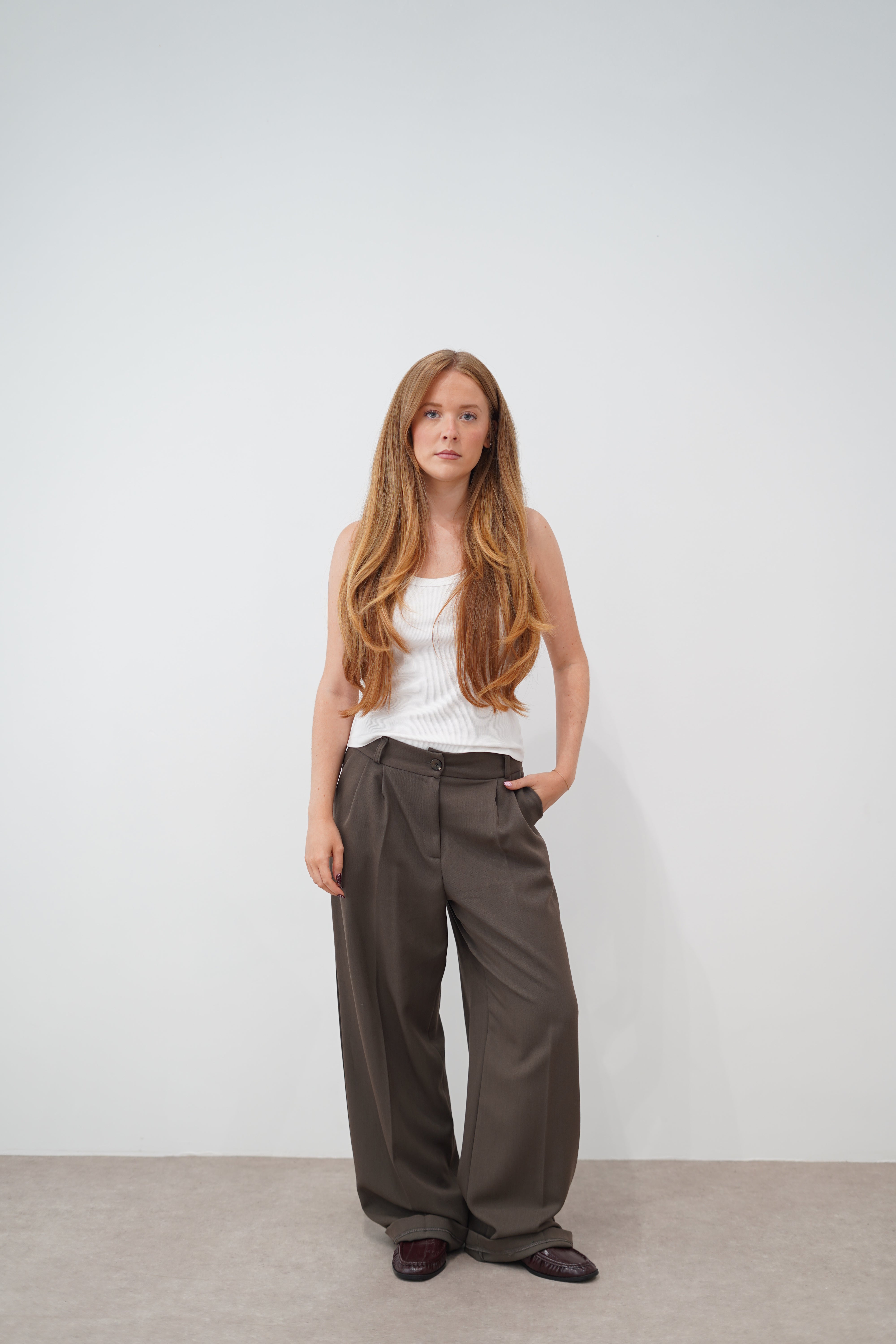 PANTALON LOOSE [MOCHA]
