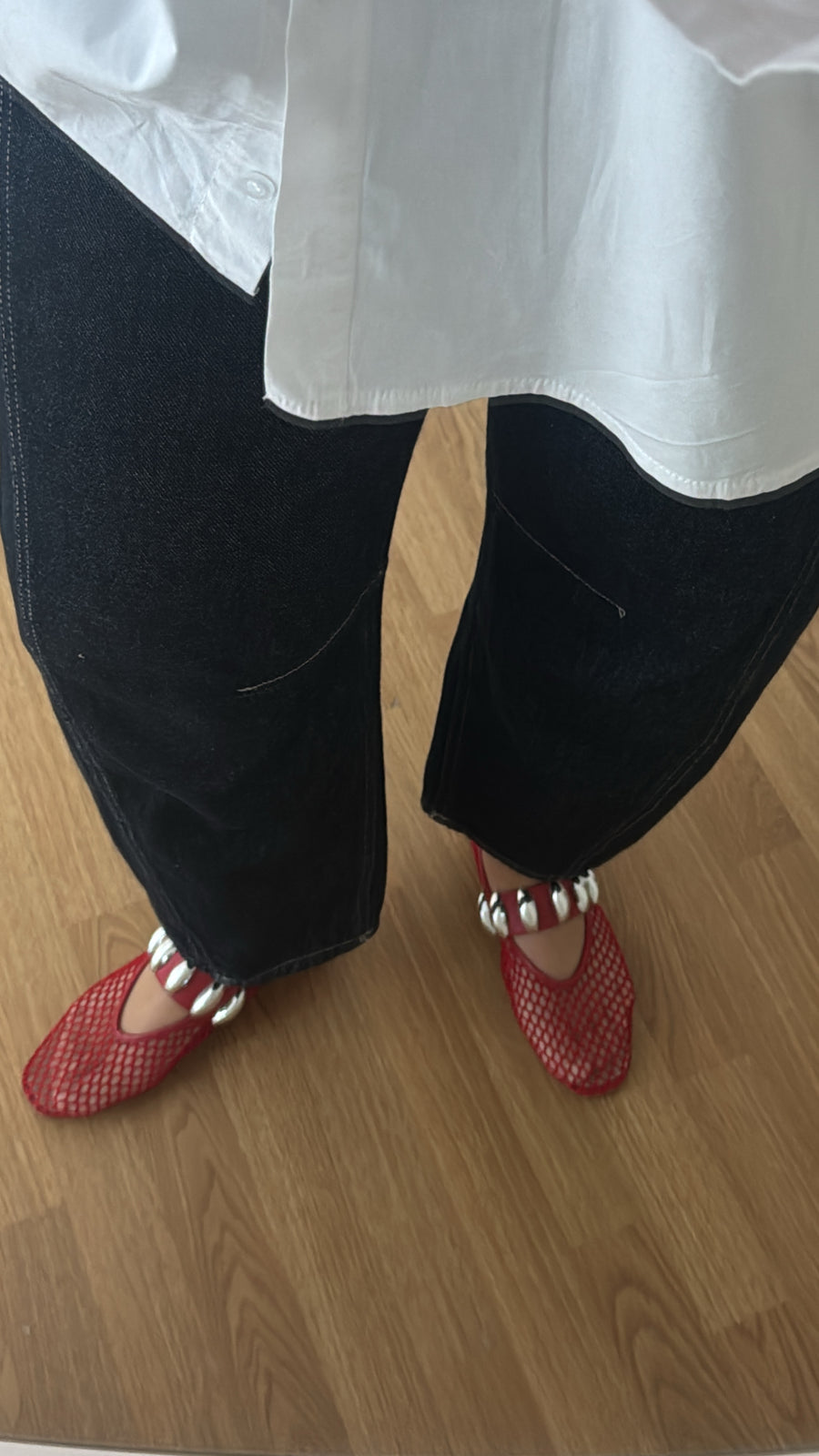 Ballerines en maille