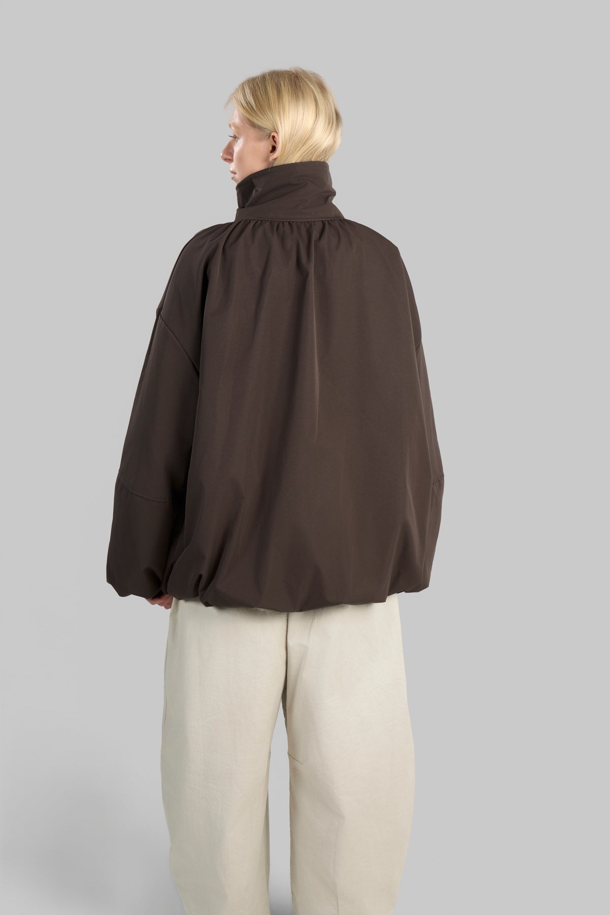 VESTE BOMBERS OVERSIZE [BROWN]