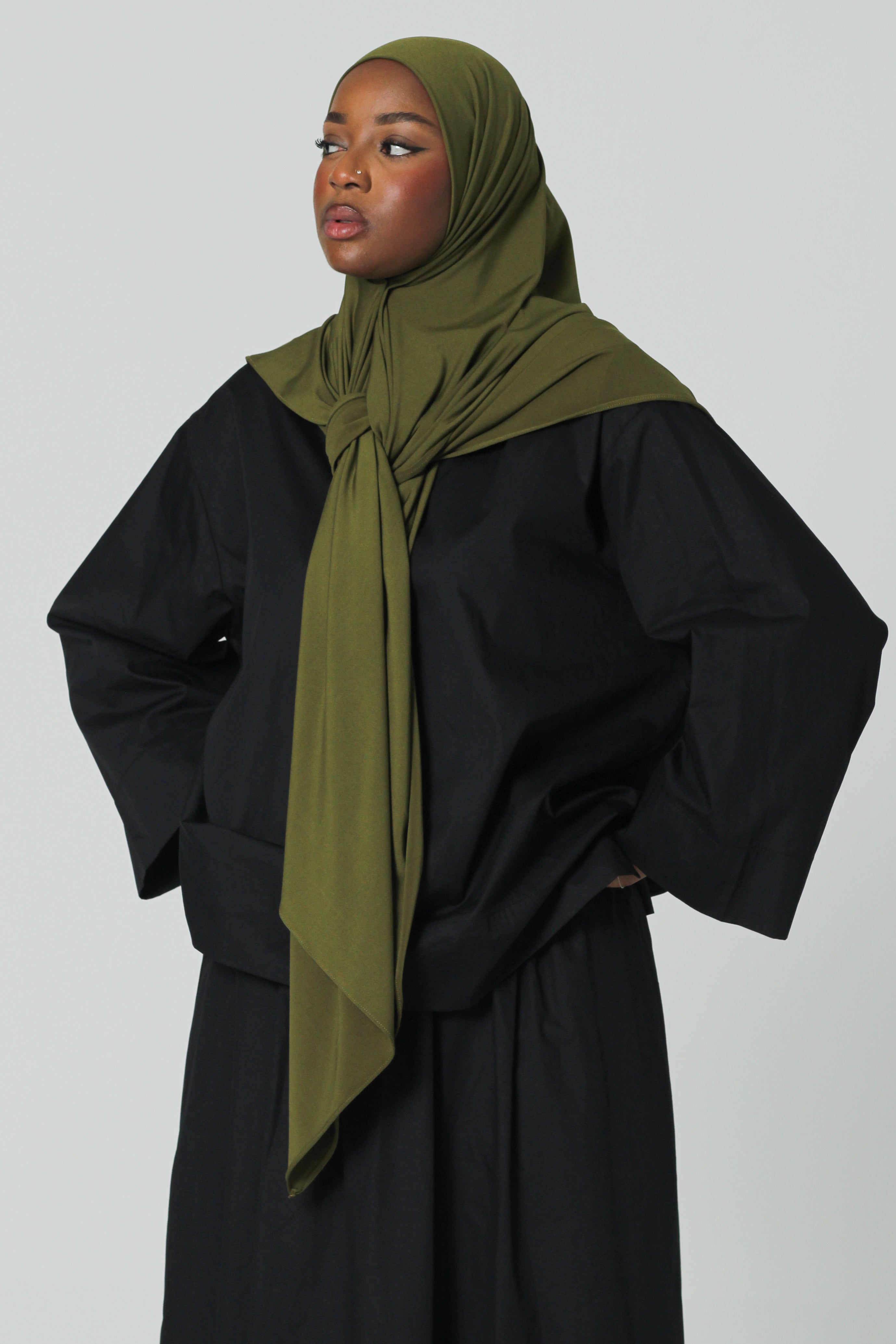 TRIANGLE JERSEY PREMIUM [OLIVE]