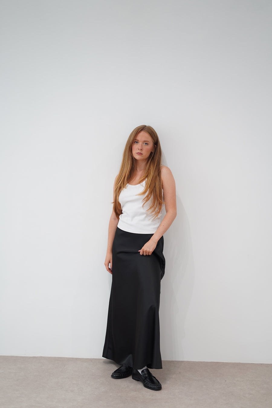 Jupe Satin [Noir]