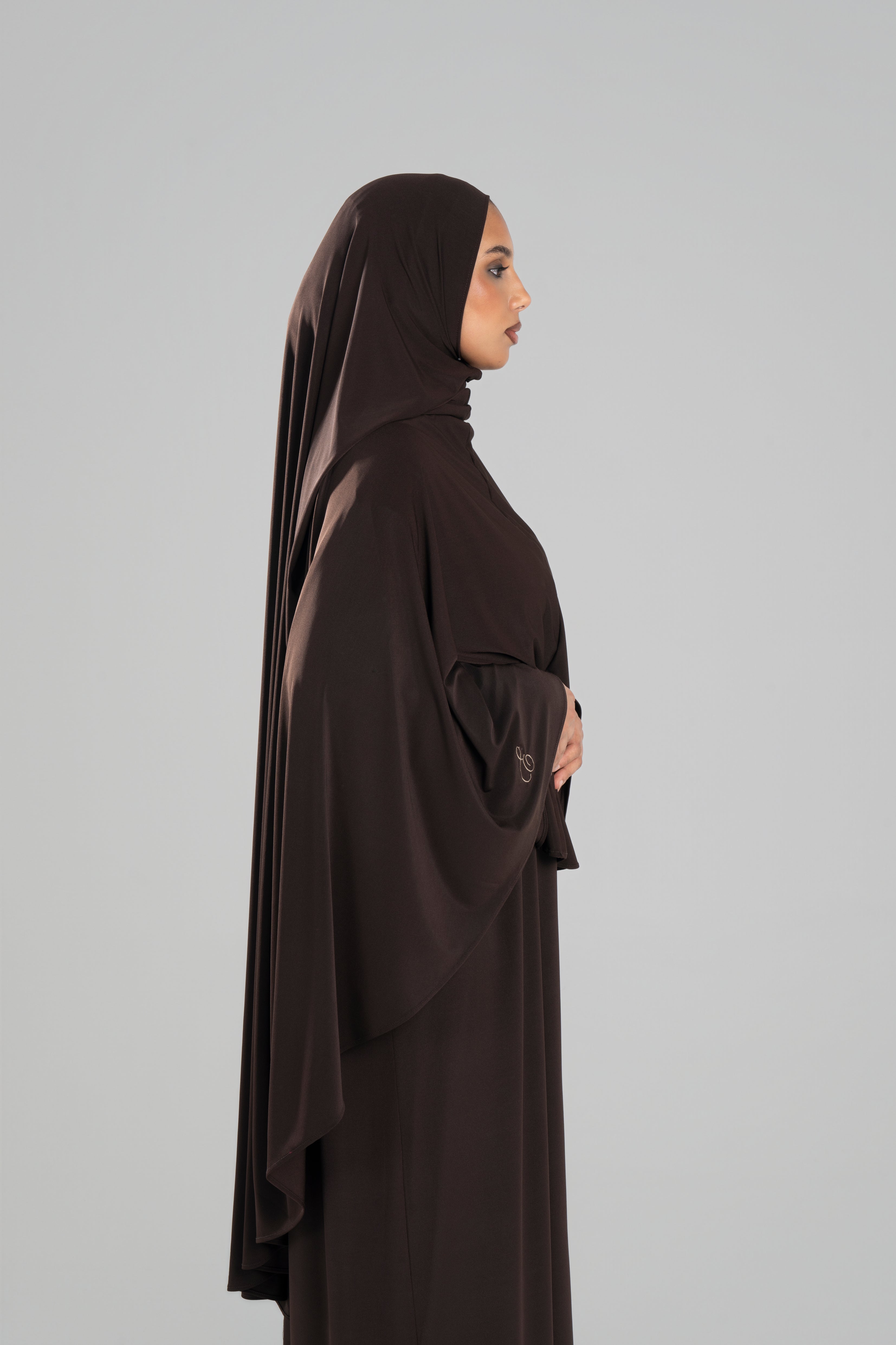 JERSEY KHIMAR [Dark Brown]