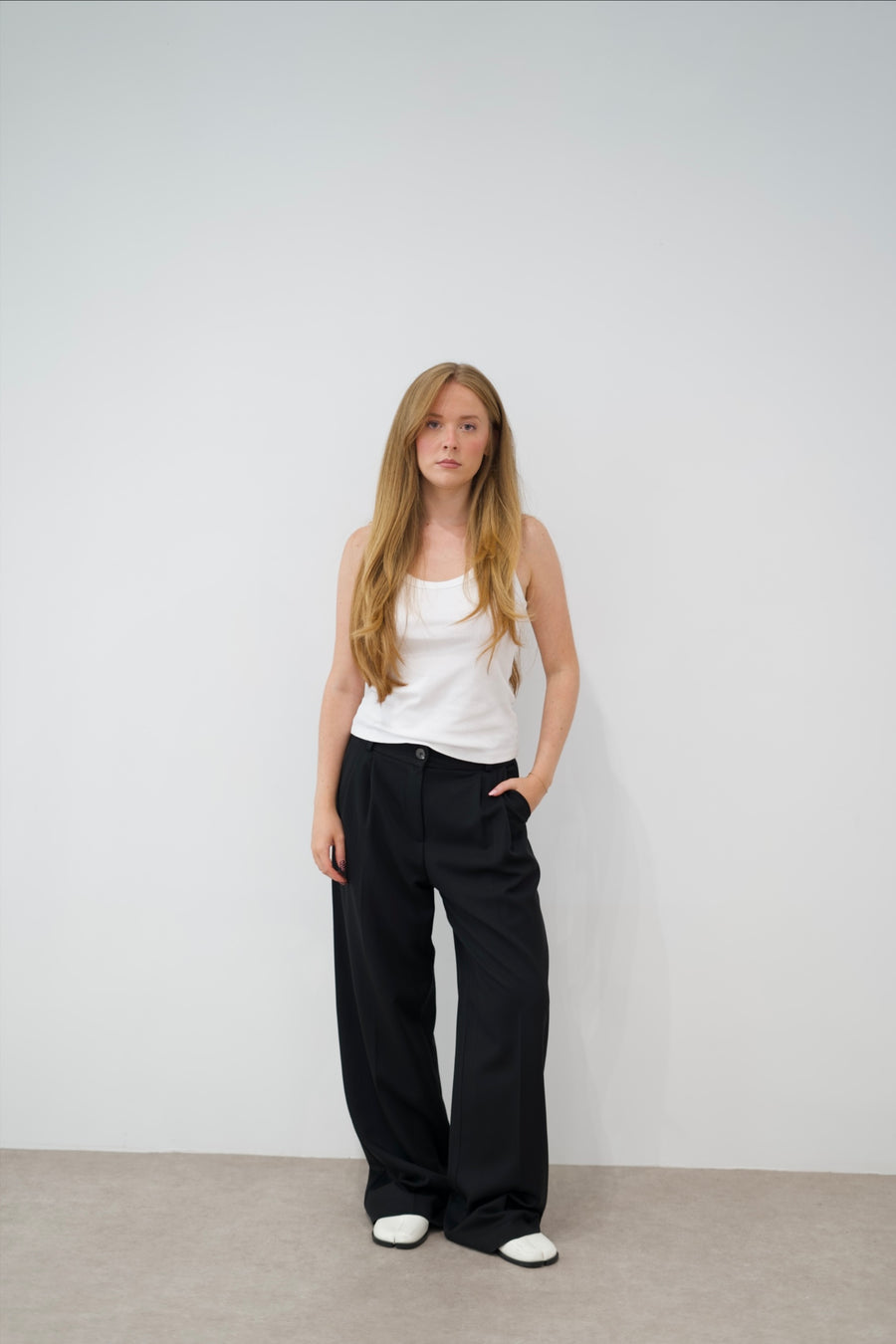 Le pantalon Loose [Noir]