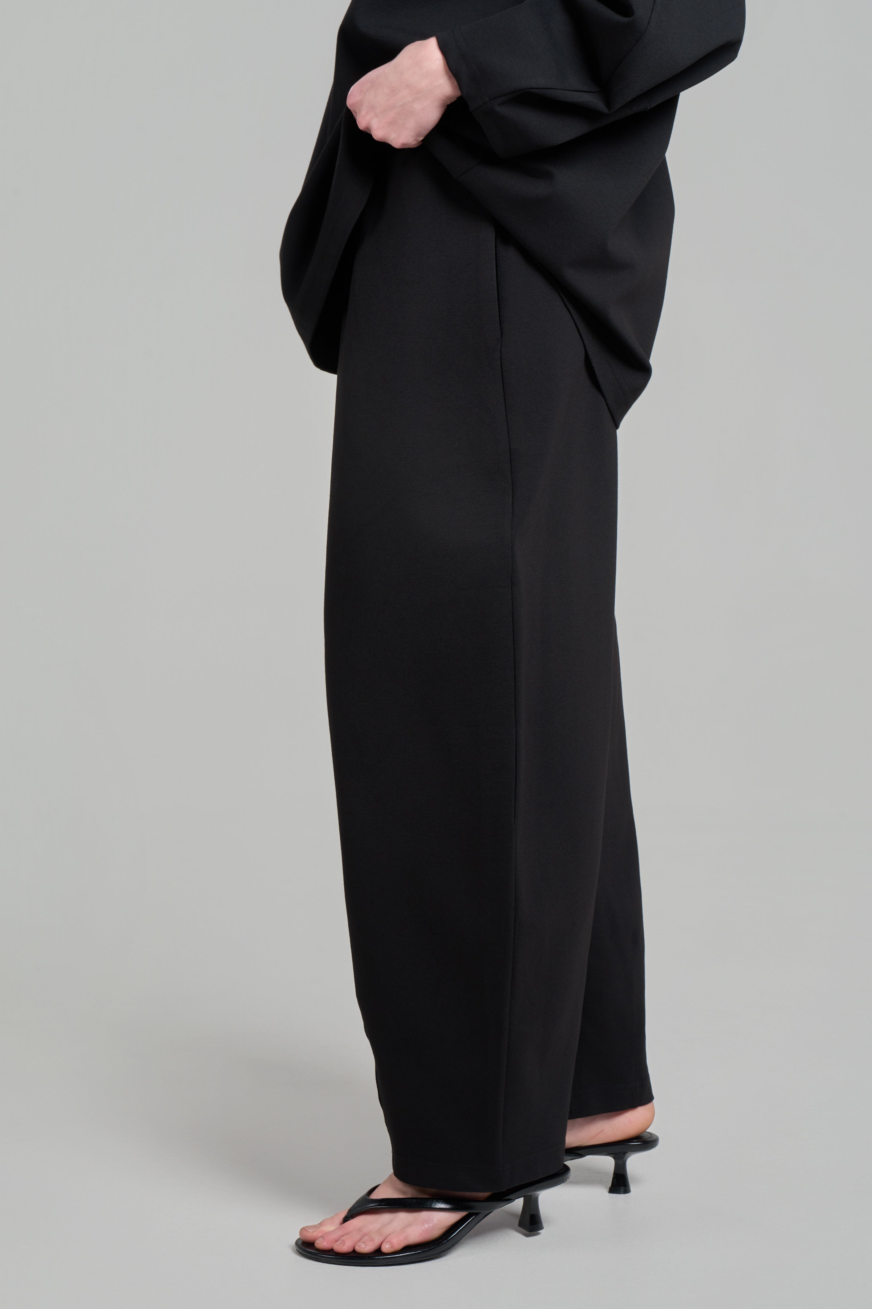 PANTALON BARREL [Noir]