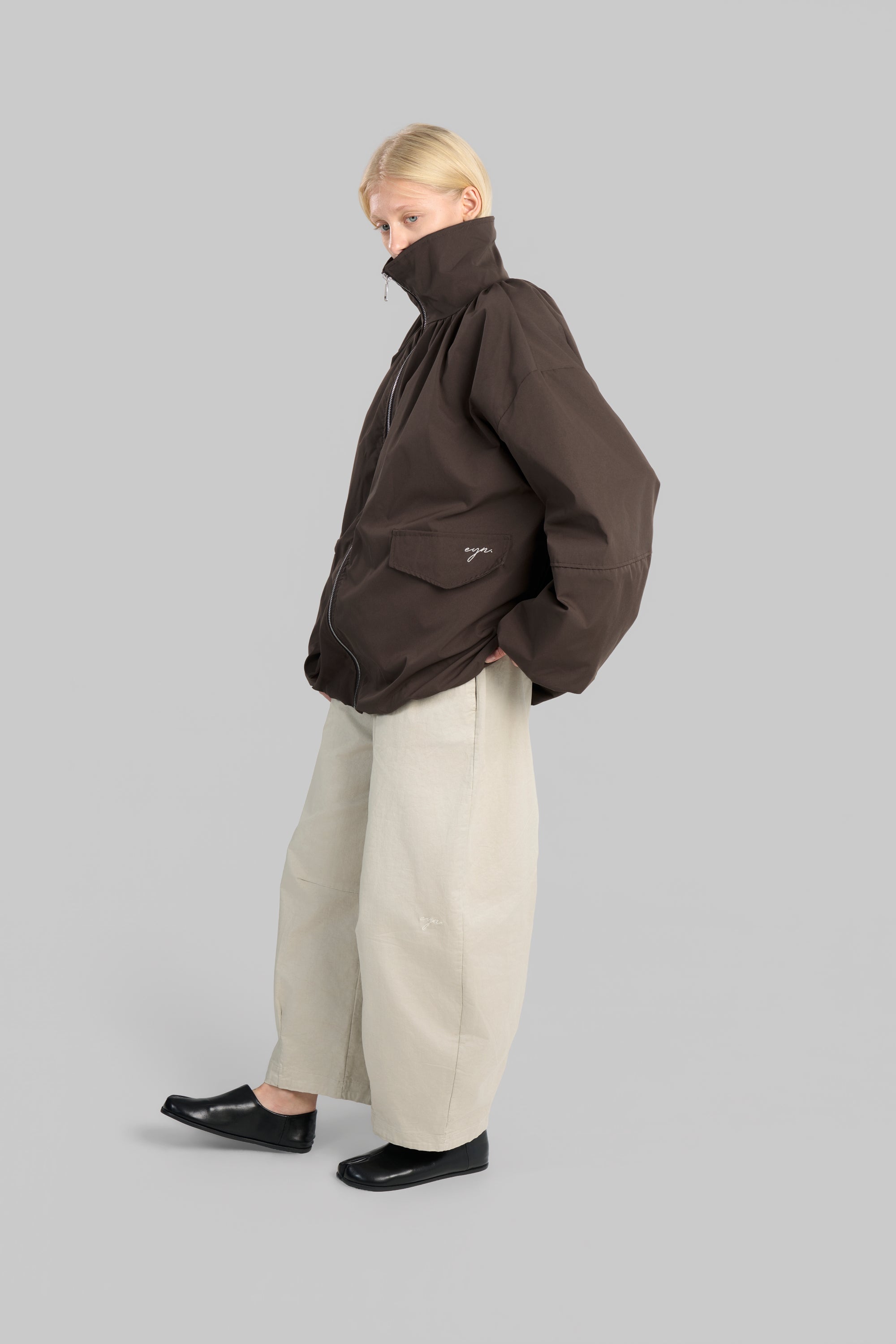 VESTE BOMBERS OVERSIZE [BROWN]