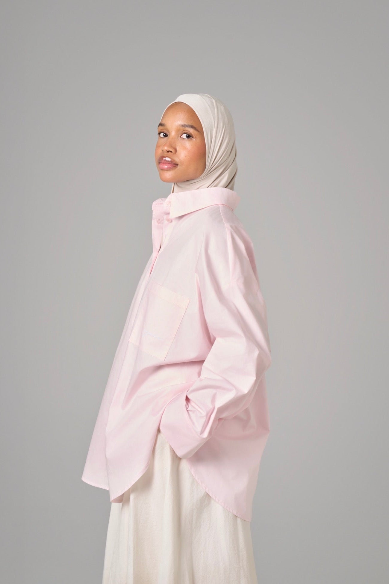 CHEMISE OVER [Baby pink]
