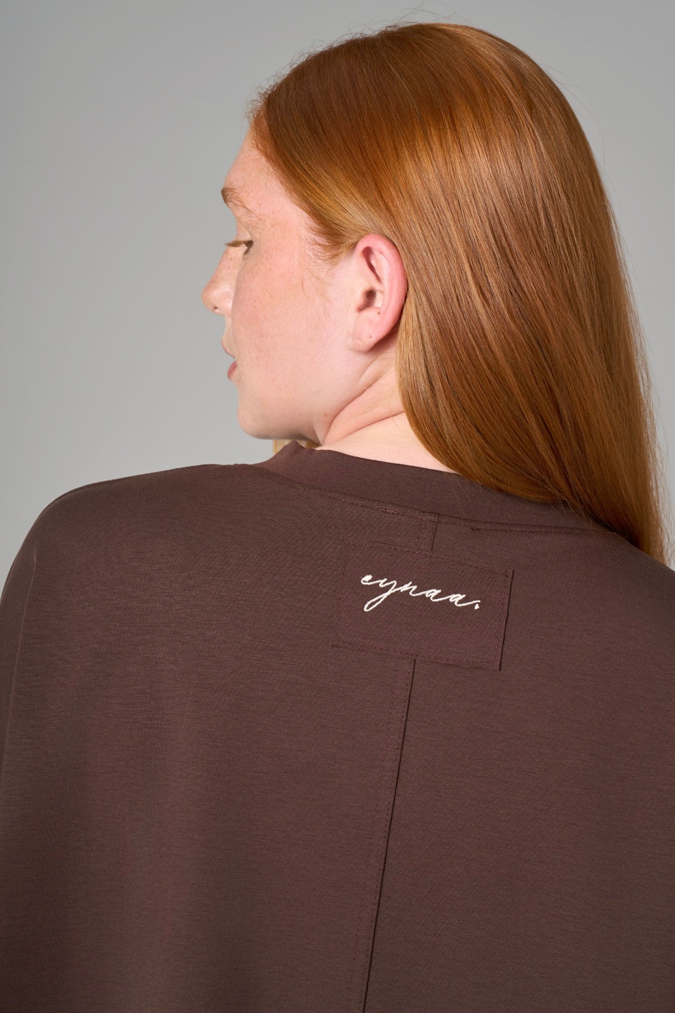 T-SHIRT MANCHES LONGUES  ESSENTIAL [Marron]