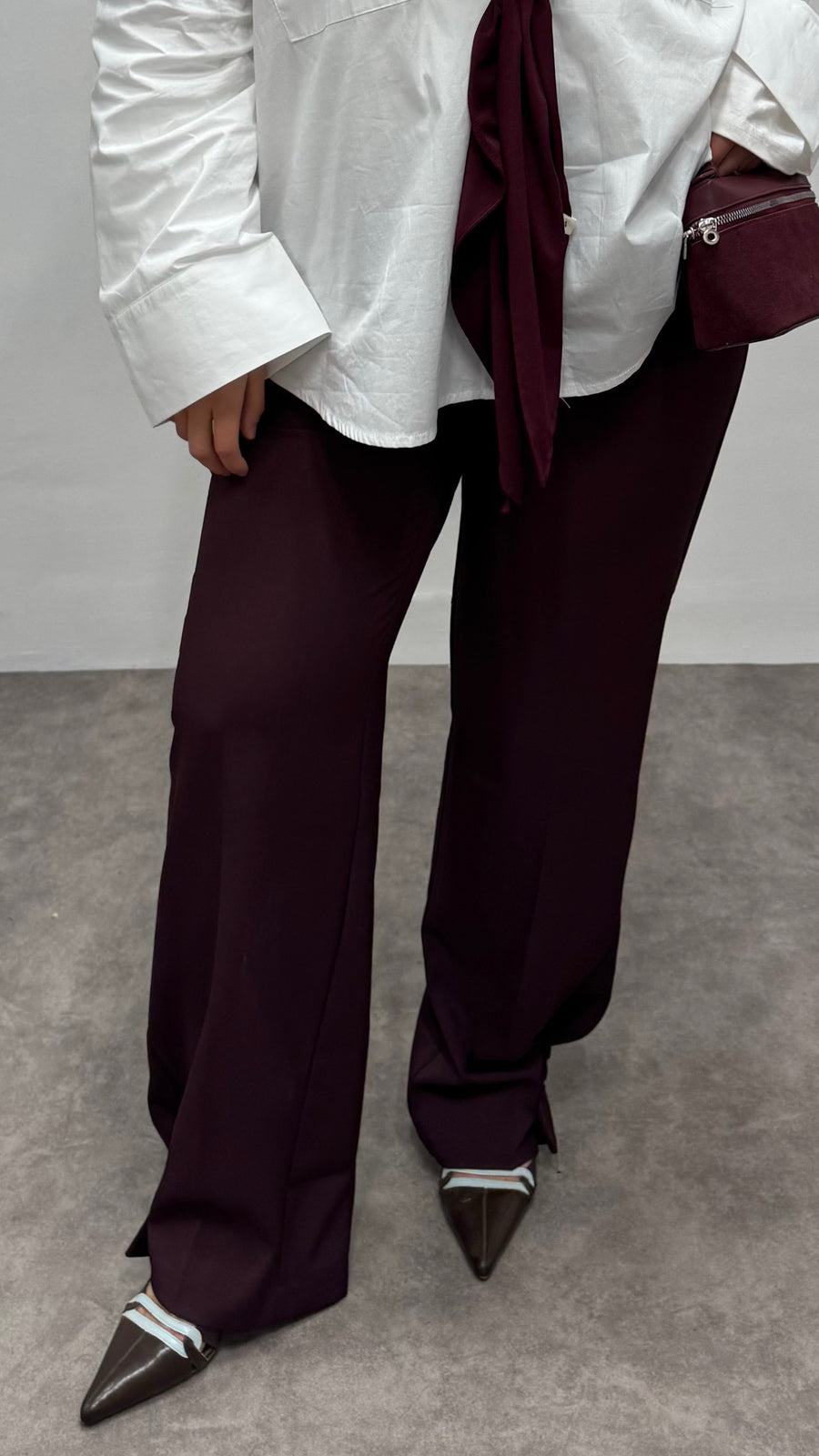 Burgundy Pants