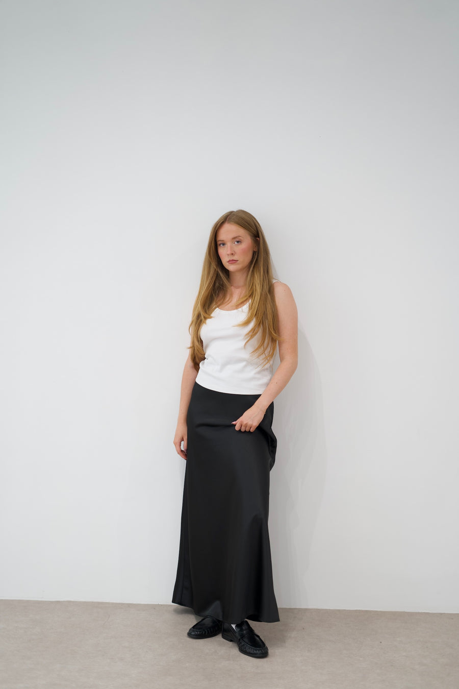 Jupe Satin [Noir]