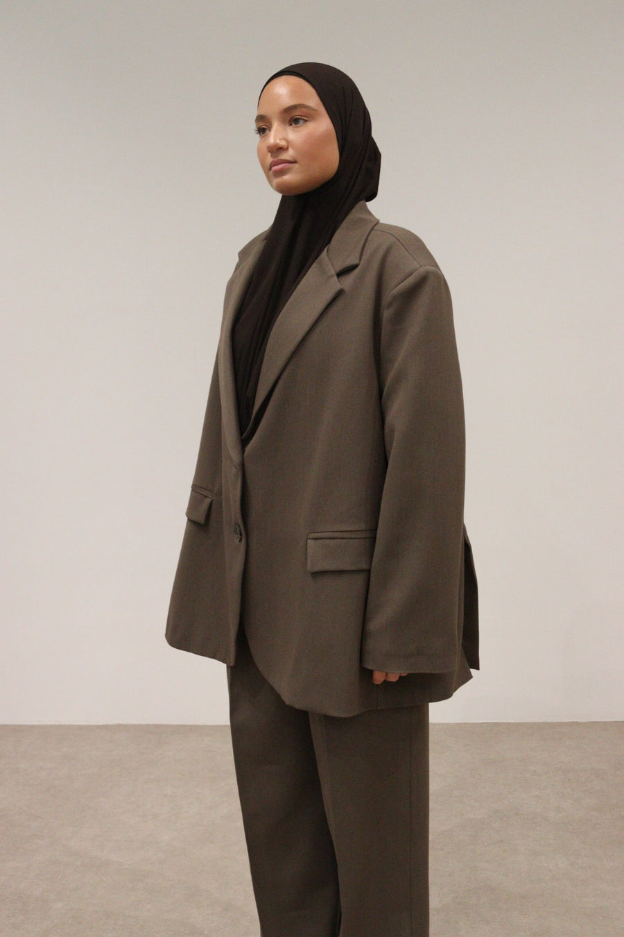 Blazer Loose [Mocha]