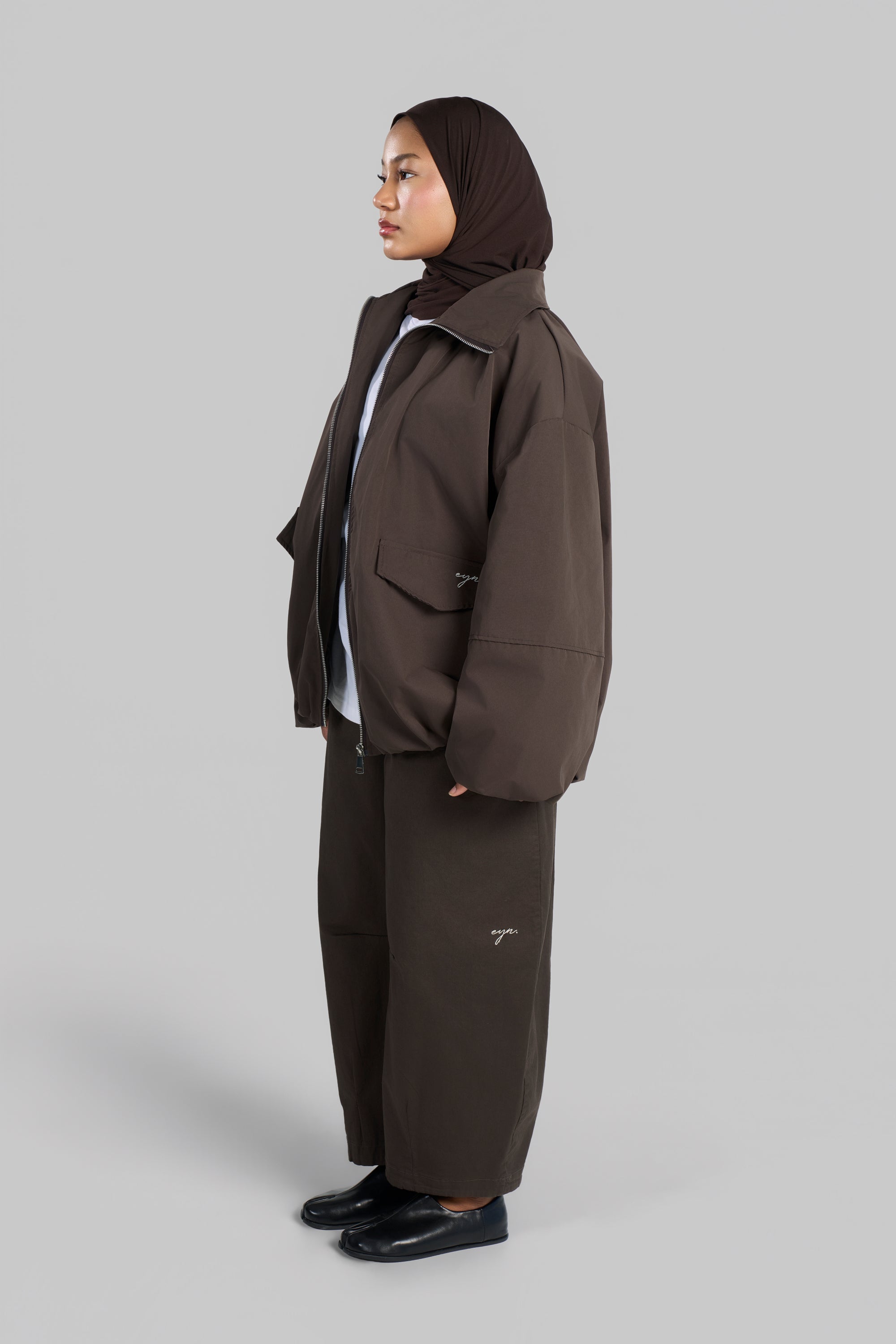 VESTE BOMBERS OVERSIZE [BROWN]