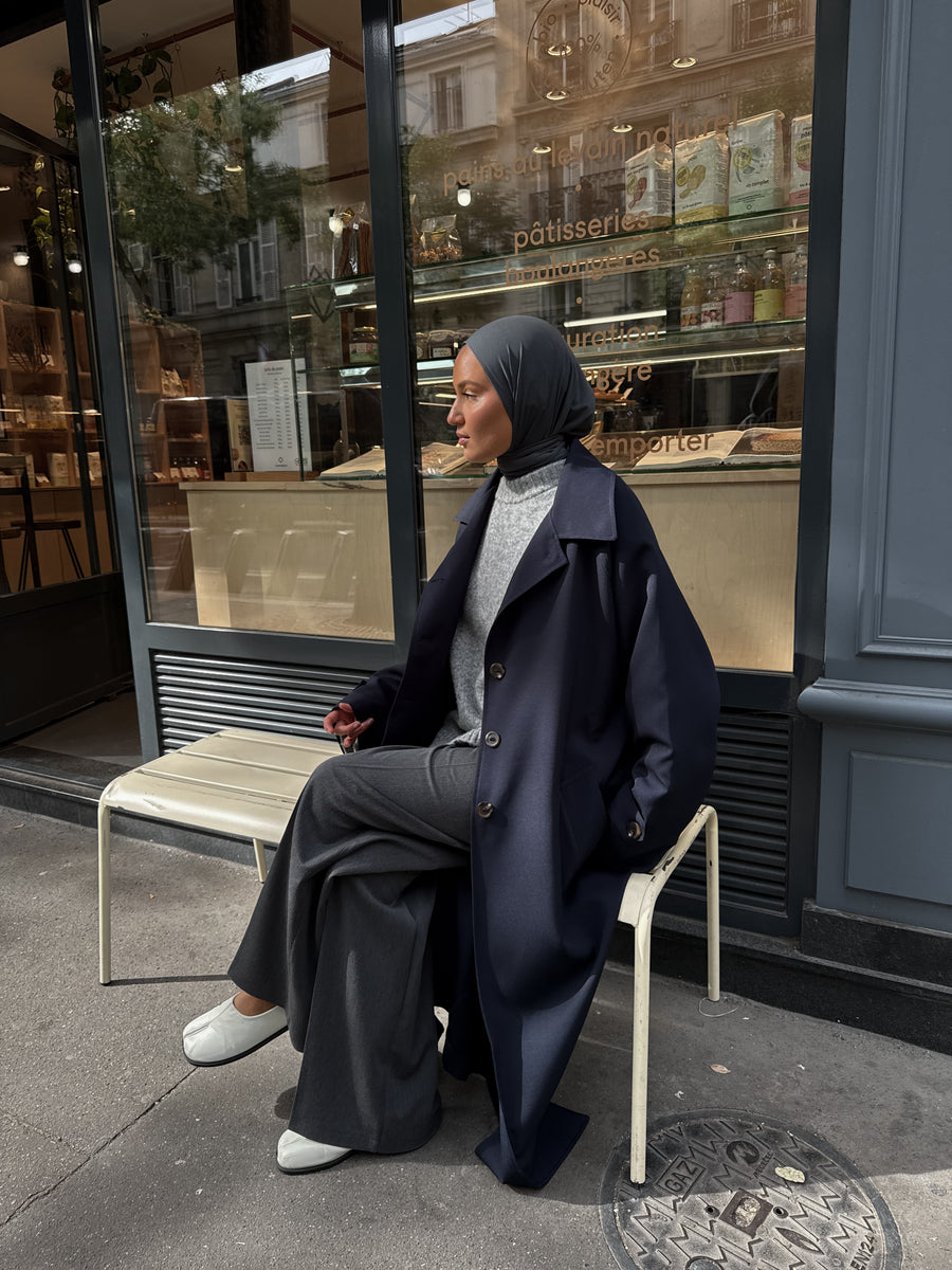 LIGHT TRENCH-COAT [NAVY]